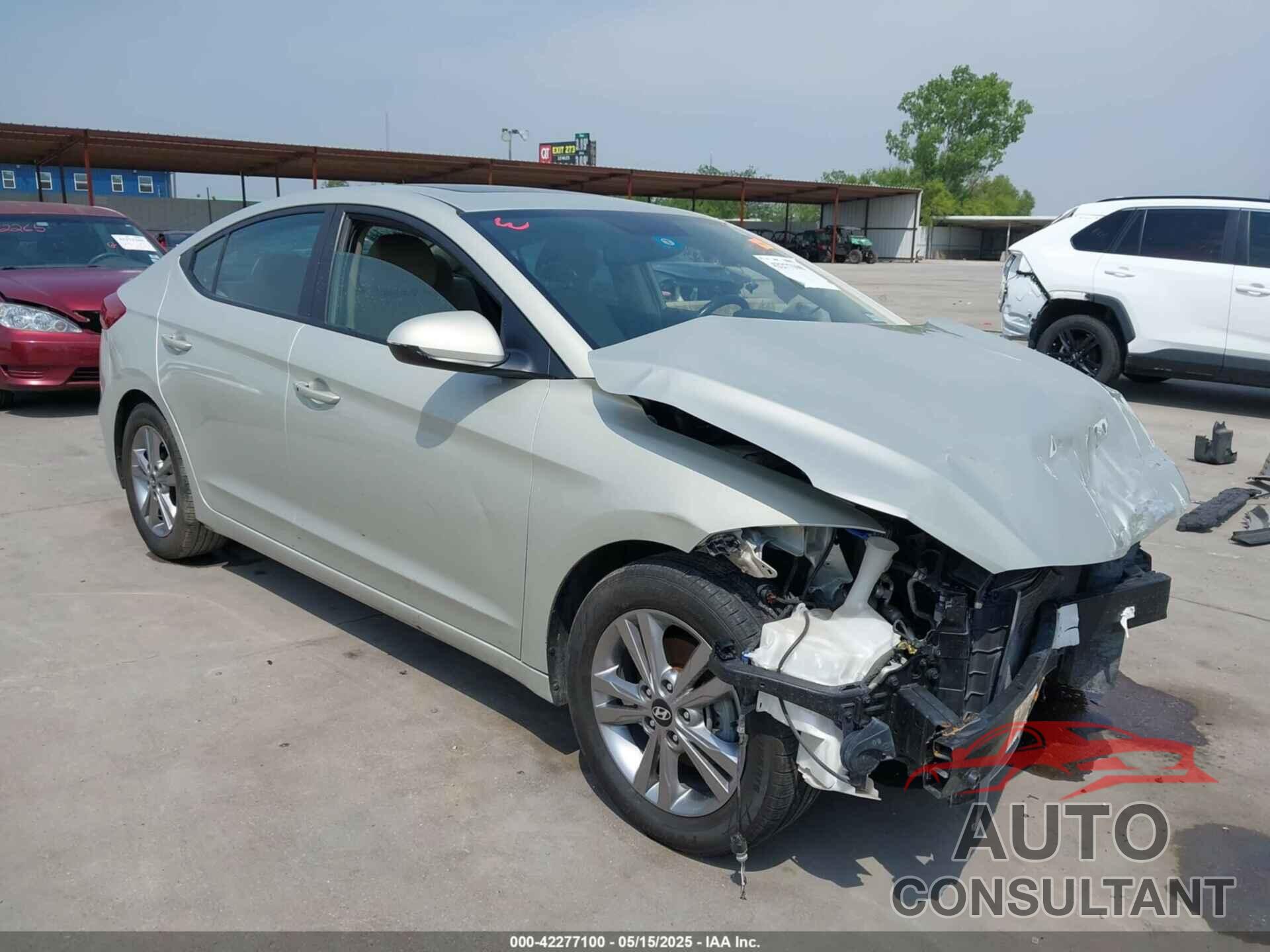 HYUNDAI ELANTRA 2017 - KMHD84LF7HU245668