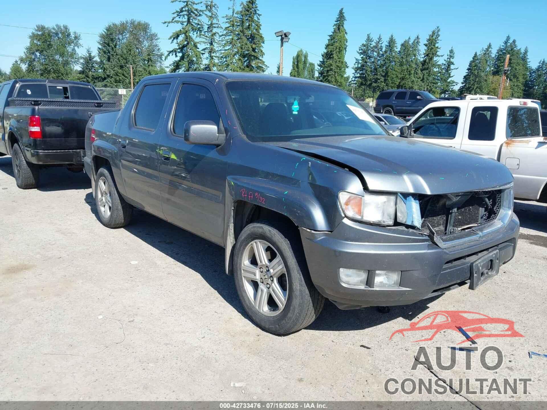 HONDA RIDGELINE 2010 - 5FPYK1F55AB012225