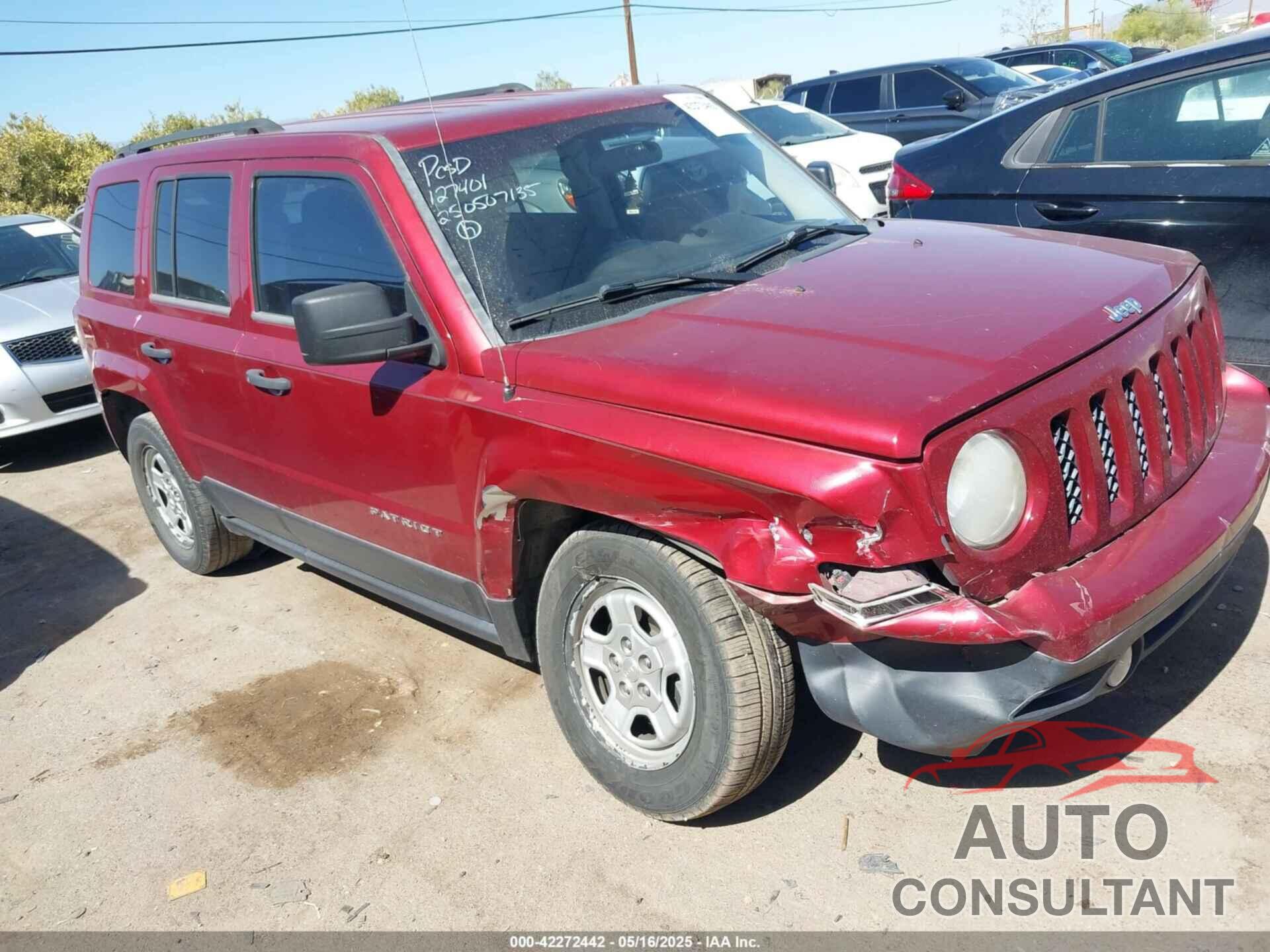 JEEP PATRIOT 2013 - 1C4NJPBA5DD255694