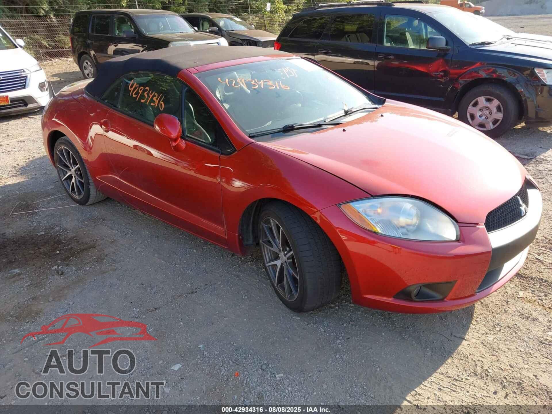 MITSUBISHI ECLIPSE SPYDER 2011 - 4A37L5EF2BE002660