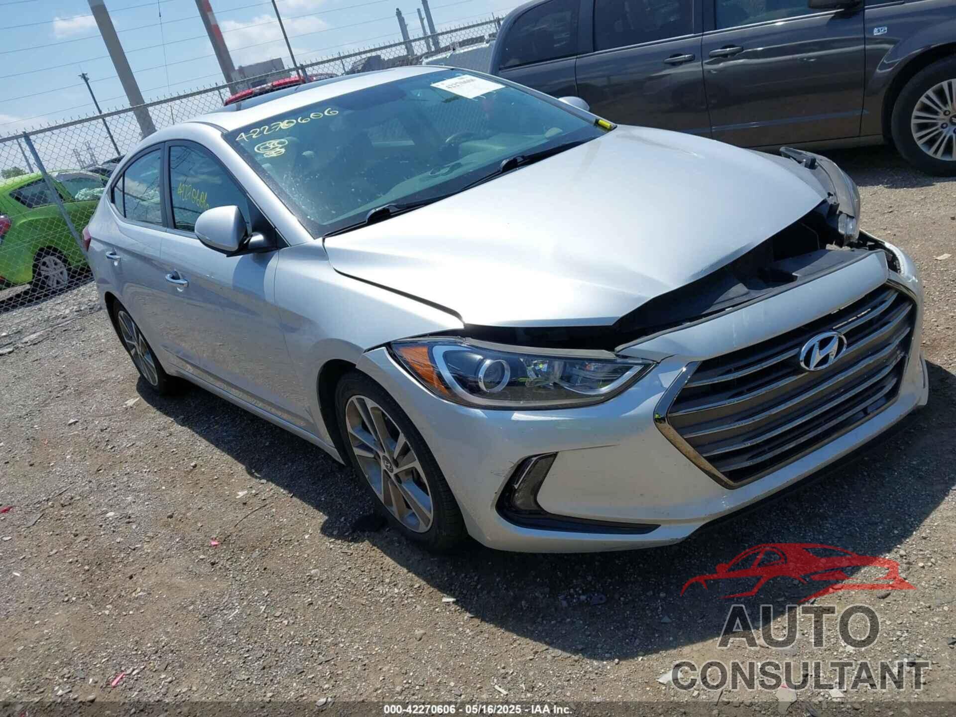 HYUNDAI ELANTRA 2017 - 5NPD84LF4HH050092