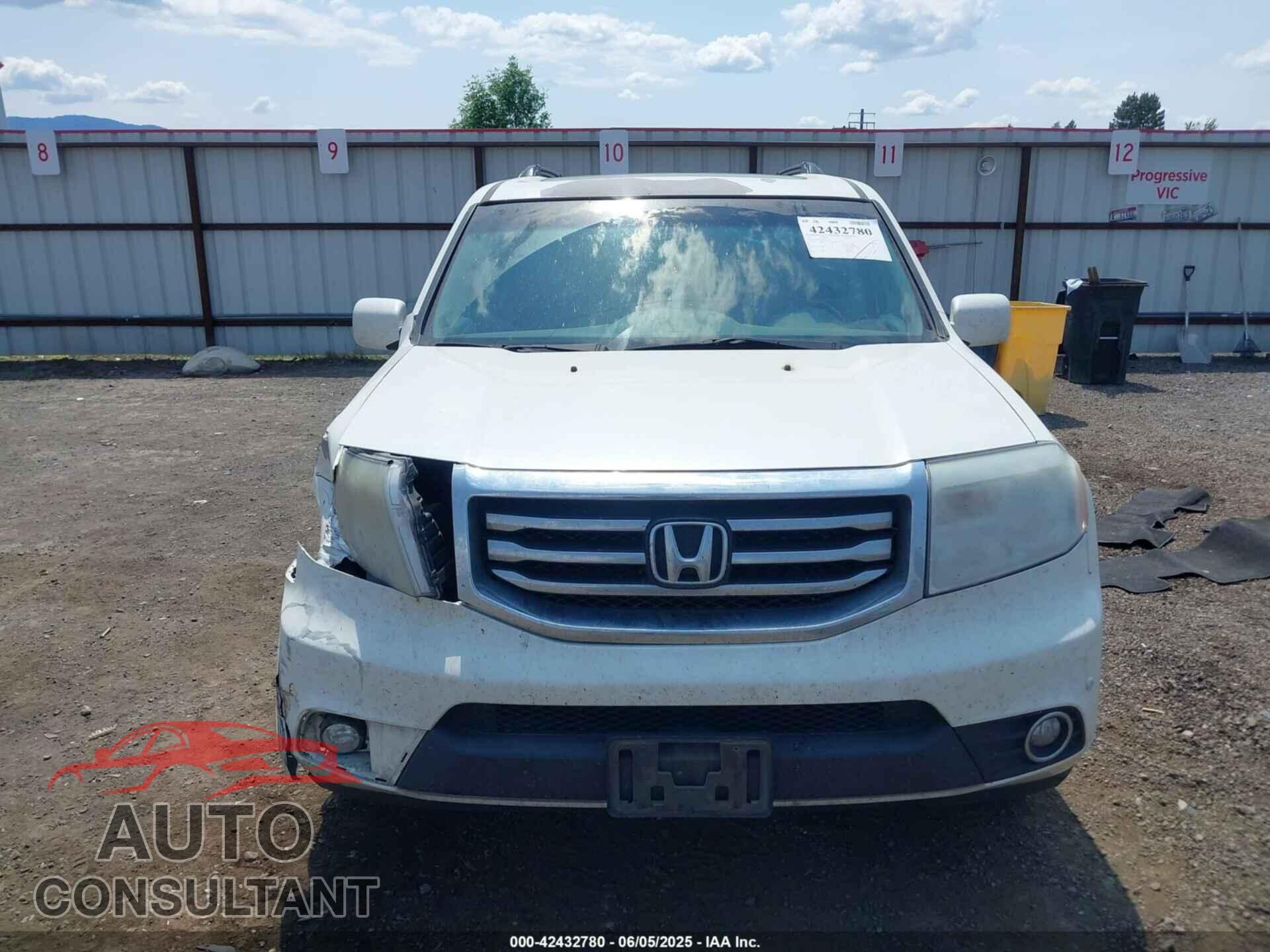 HONDA PILOT 2014 - 5FNYF4H92EB023736