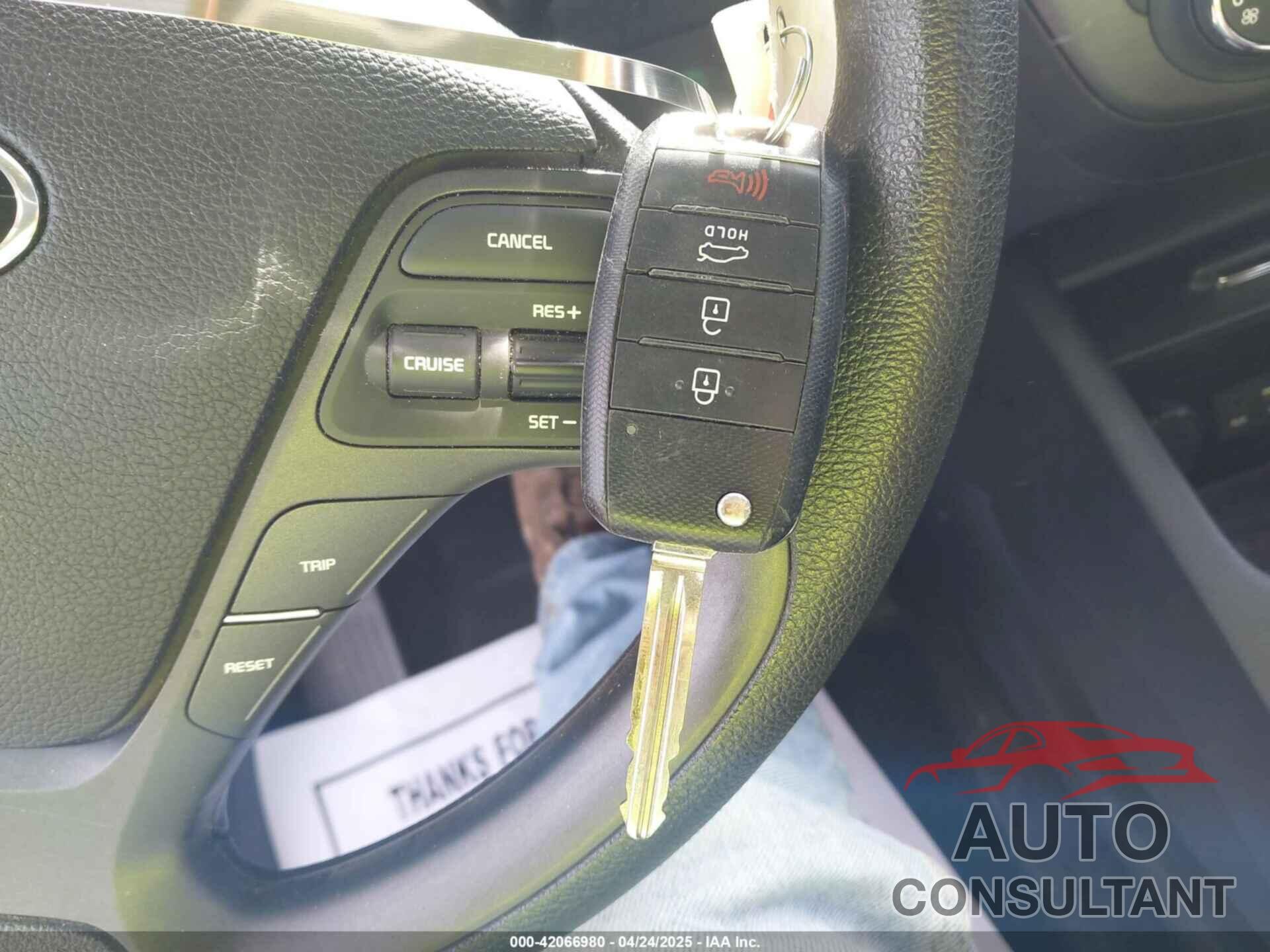 KIA FORTE 2016 - KNAFK5A88G5585328