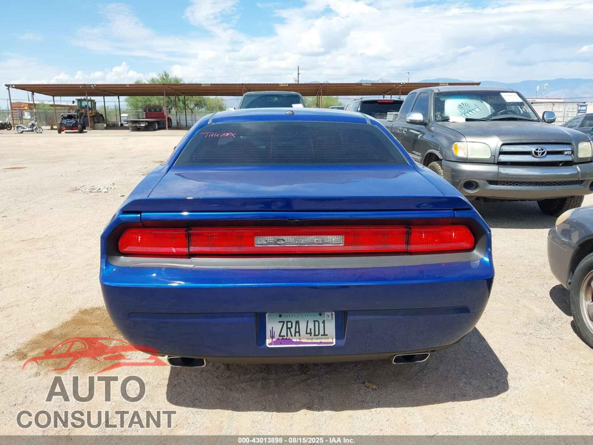 DODGE CHALLENGER 2012 - 2C3CDYBT8CH238822