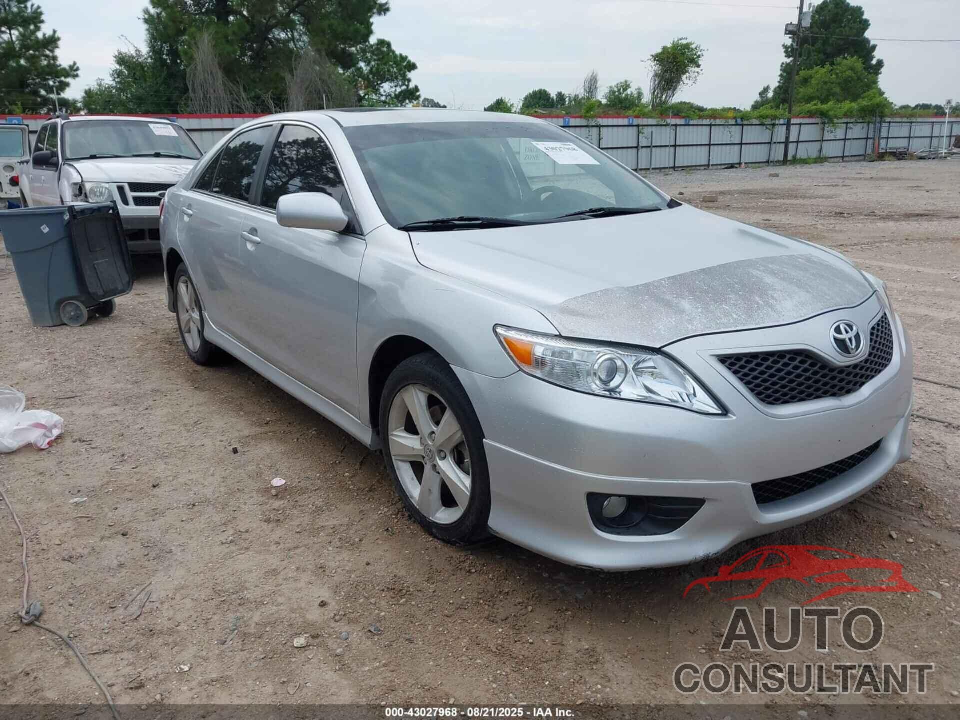 TOYOTA CAMRY 2011 - 4T1BF3EK4BU134469