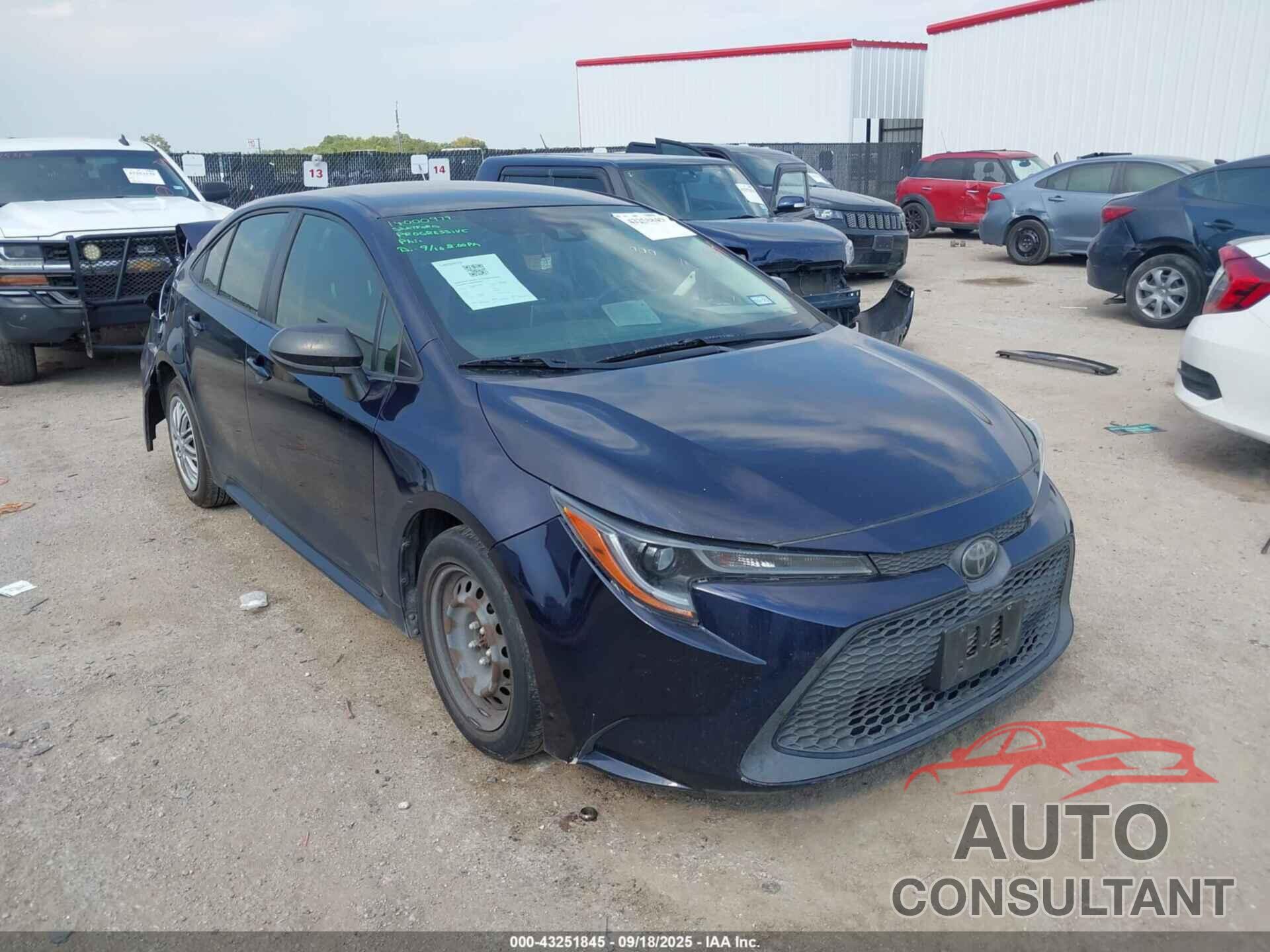 TOYOTA COROLLA 2020 - JTDEPRAE5LJ032604