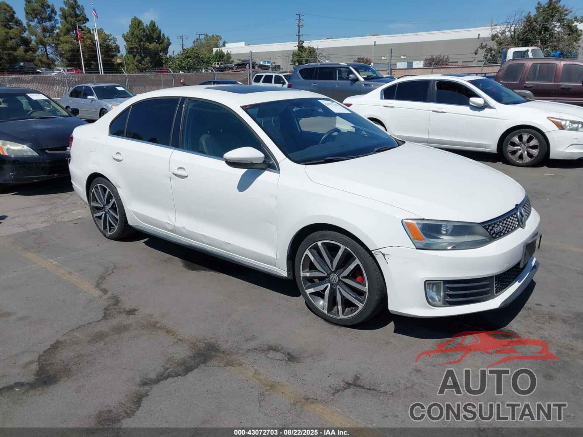 VOLKSWAGEN JETTA 2012 - 3VW4A7AJ3CM087244