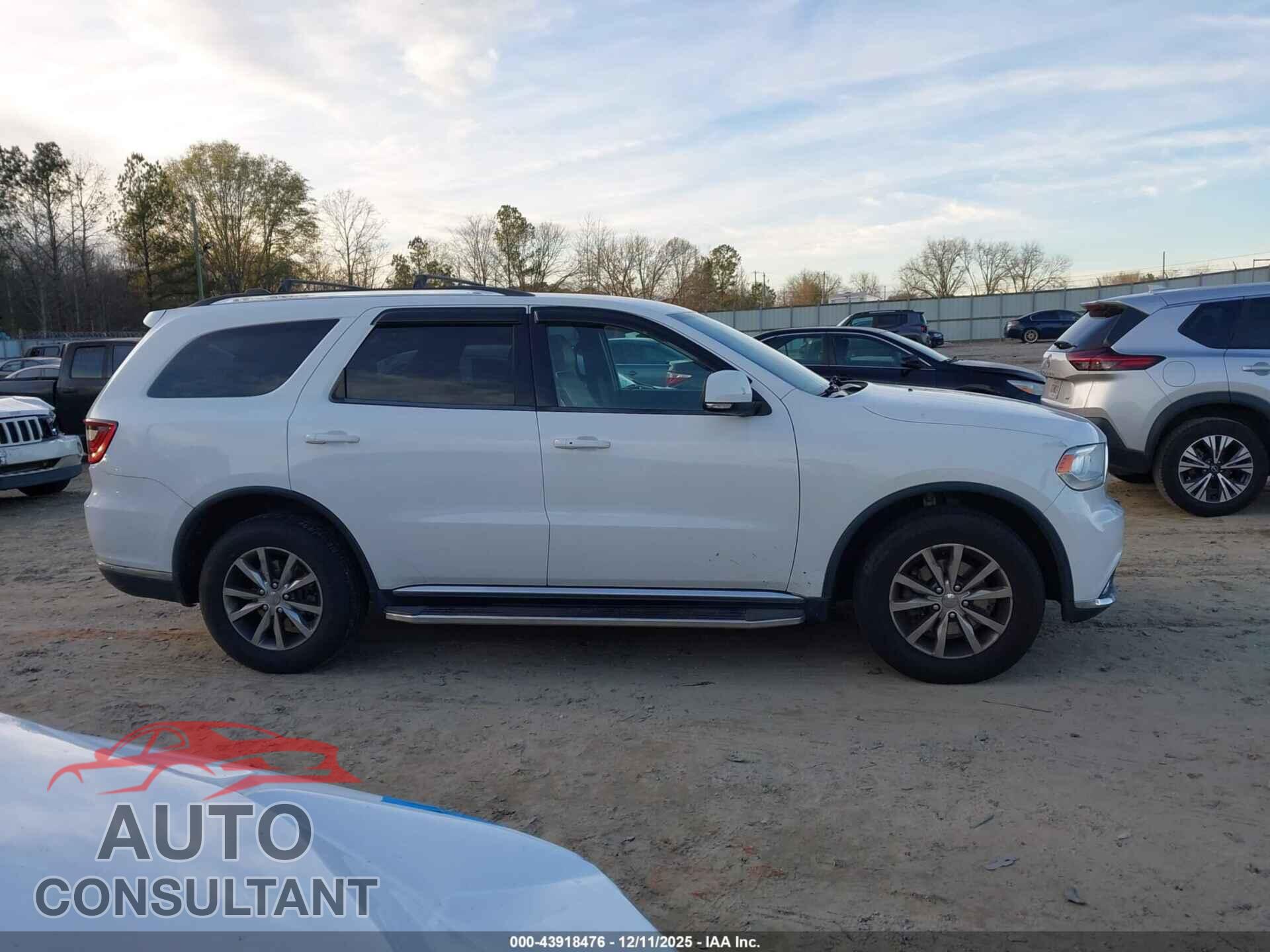 DODGE DURANGO 2016 - 1C4RDJDG3GC484375