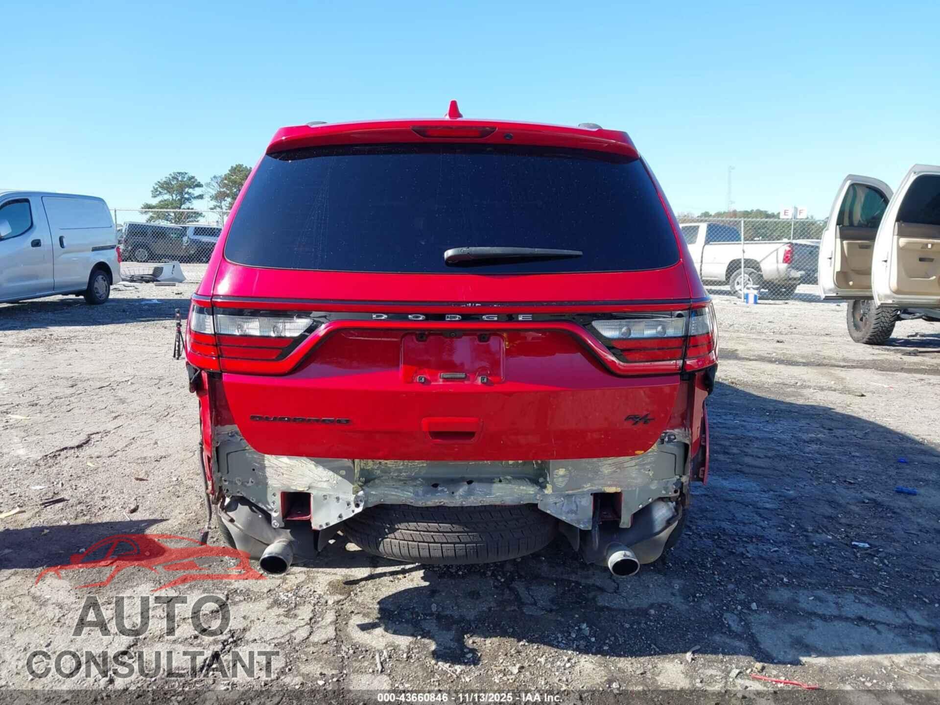 DODGE DURANGO 2017 - 1C4SDHCTXHC774784