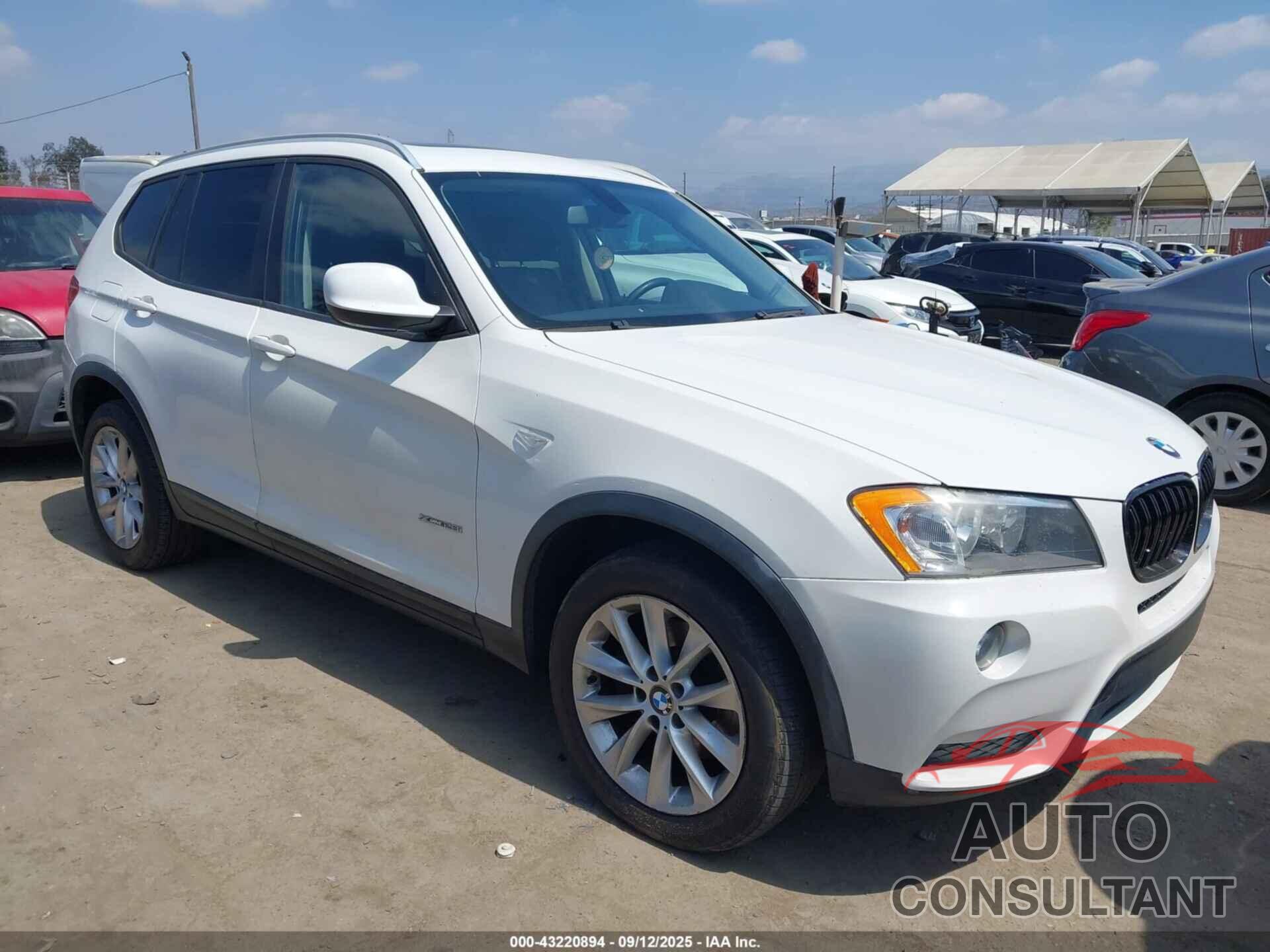 BMW X3 2013 - 5UXWX9C52D0A16550