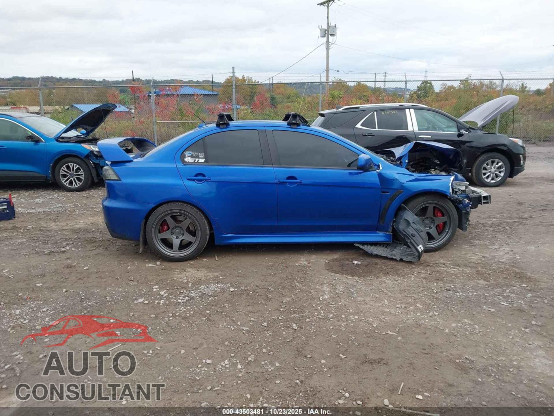MITSUBISHI LANCER EVOLUTION 2012 - JA32W8FV6CU028552