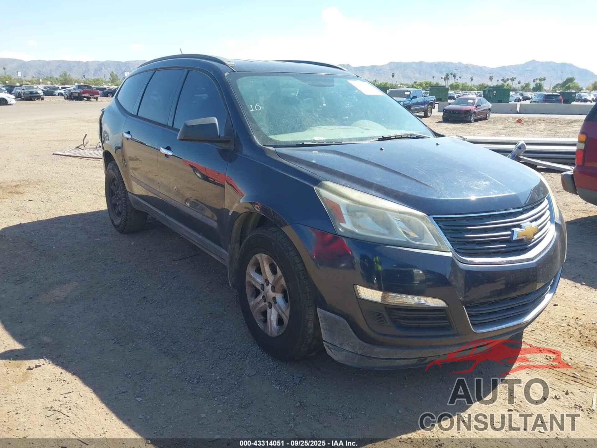 CHEVROLET TRAVERSE 2015 - 1GNKRFKD9FJ370942