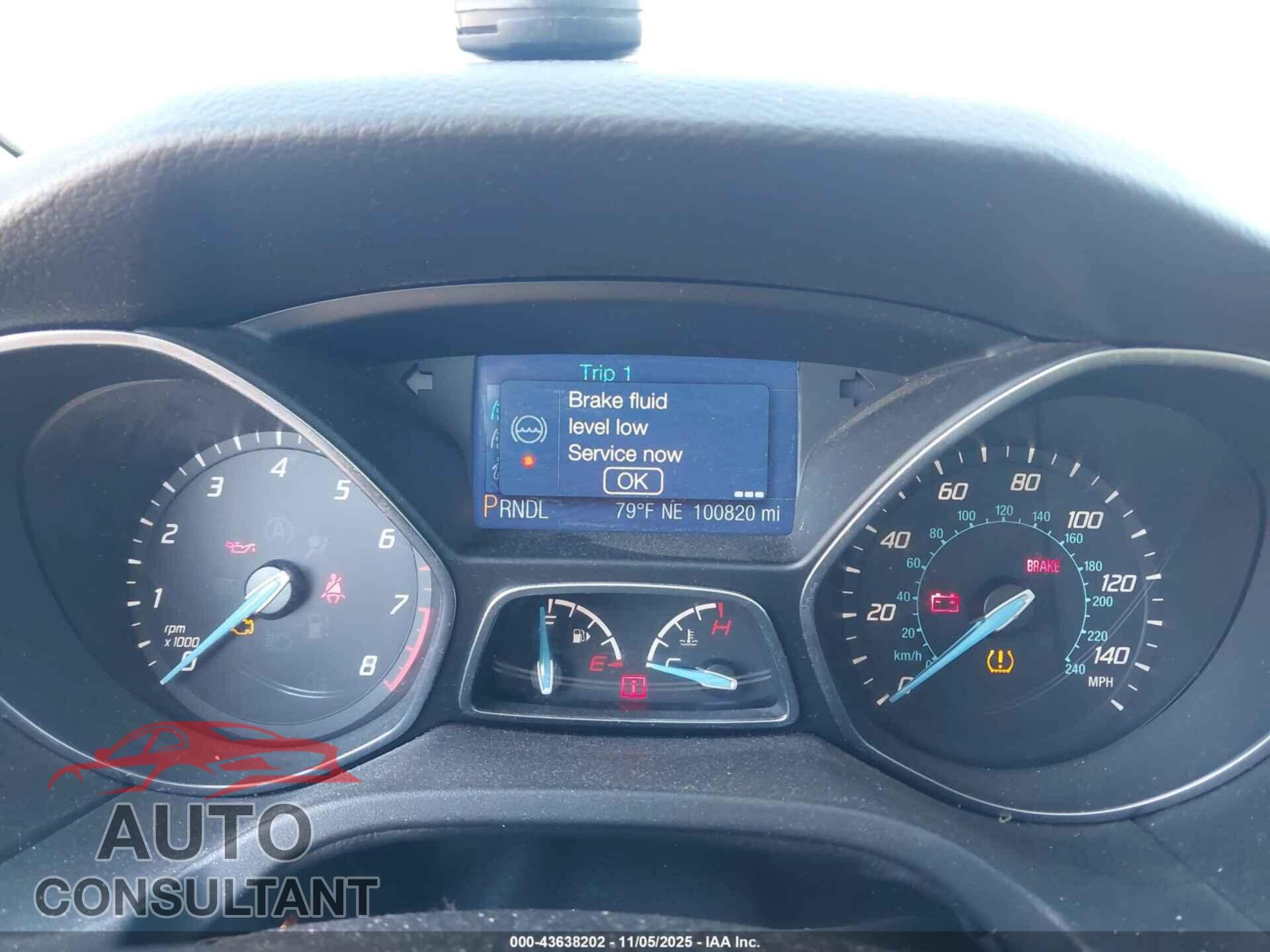 FORD FOCUS 2013 - 1FADP3F2XDL374357