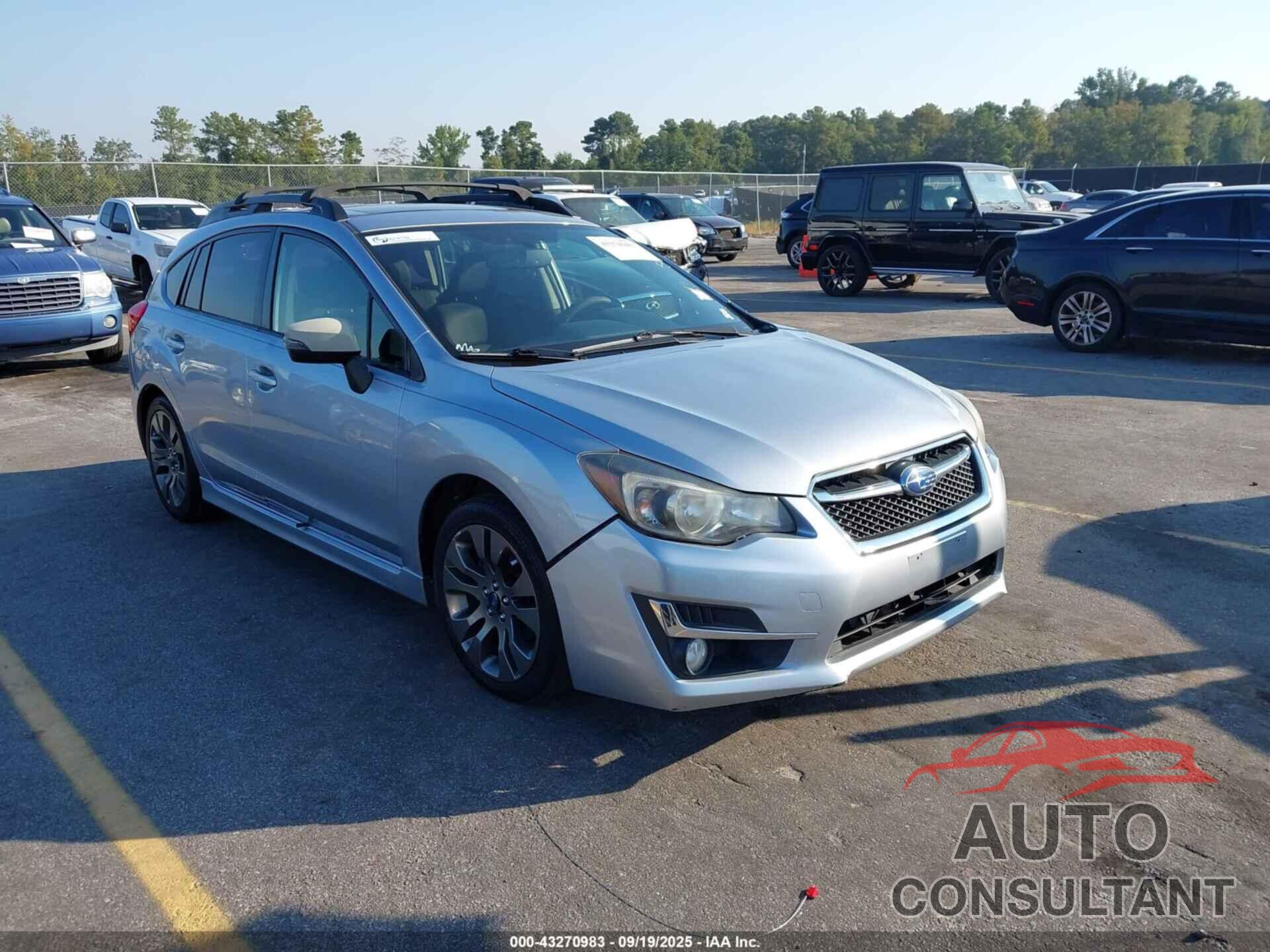 SUBARU IMPREZA 2016 - JF1GPAP69G8338444