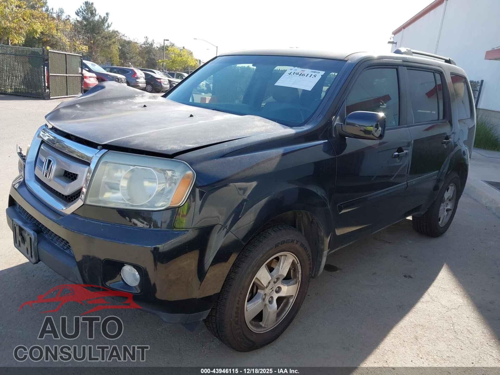 HONDA PILOT 2011 - 5FNYF3H42BB016621