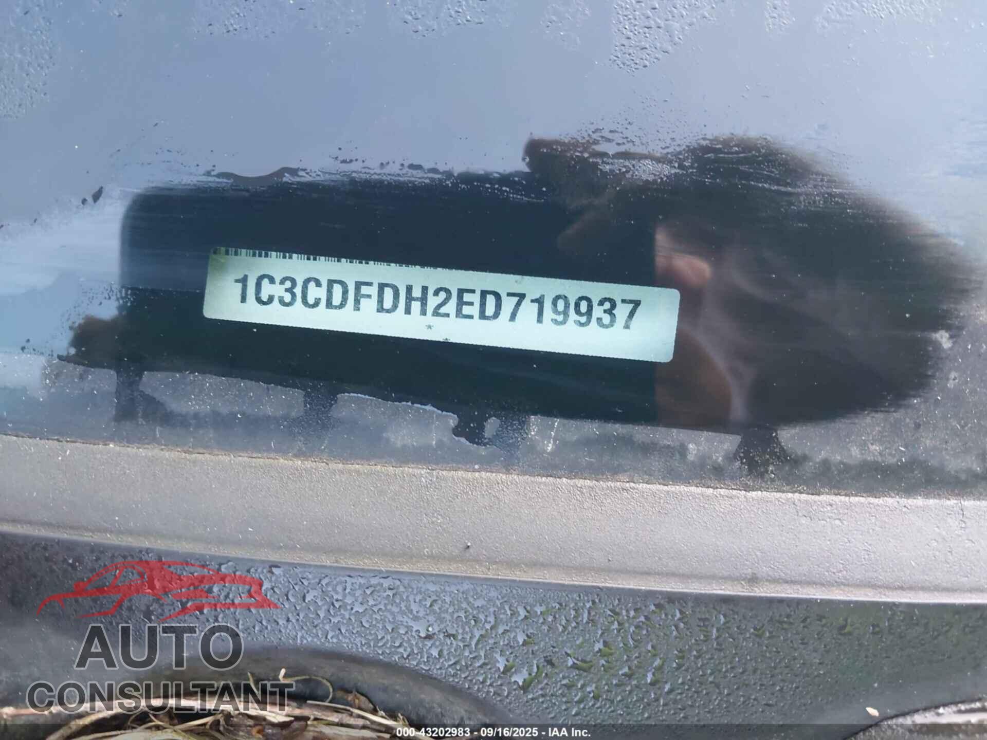 DODGE DART 2014 - 1C3CDFDH2ED719937