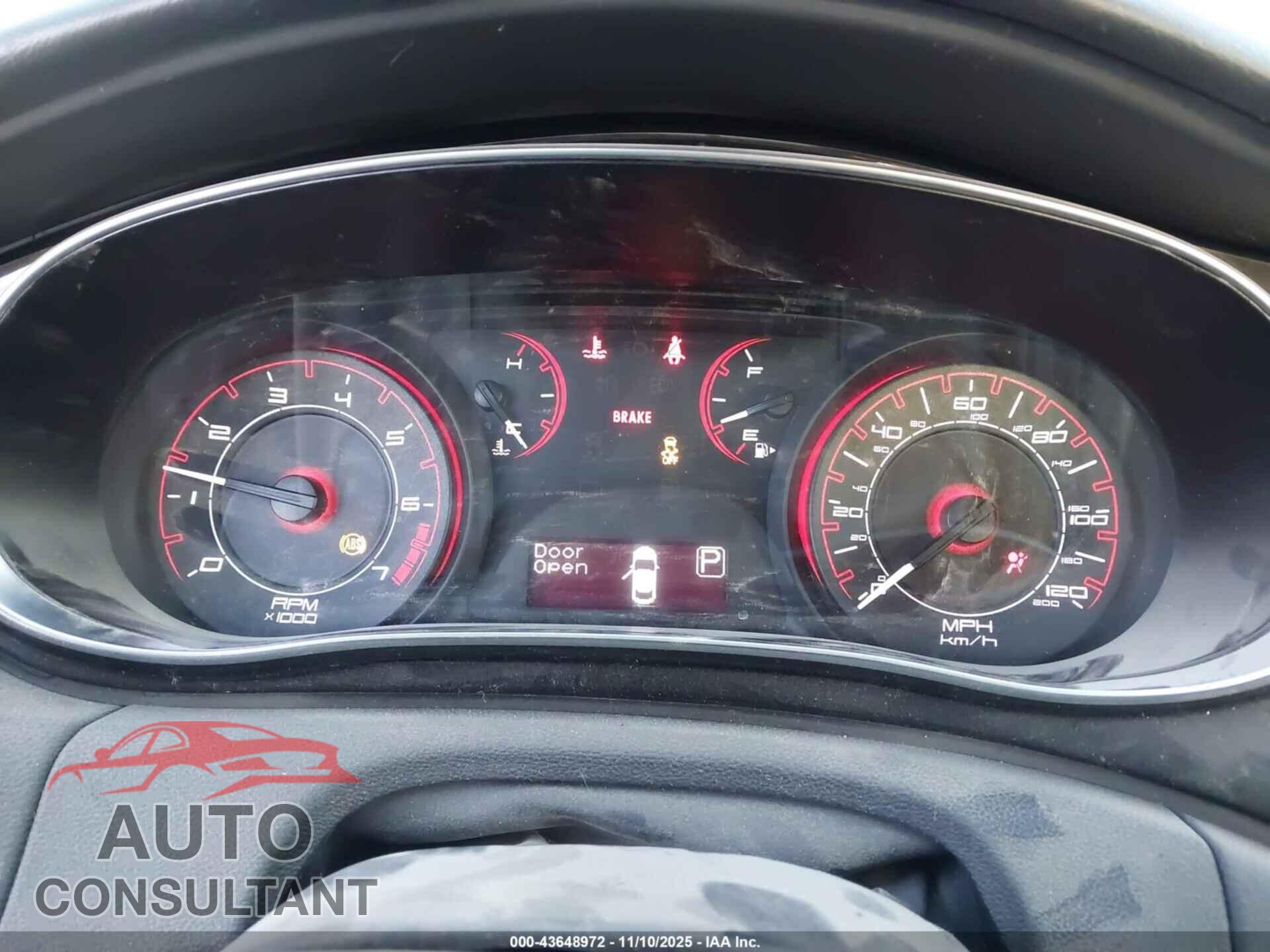DODGE DART 2013 - 1C3CDFBA0DD126601