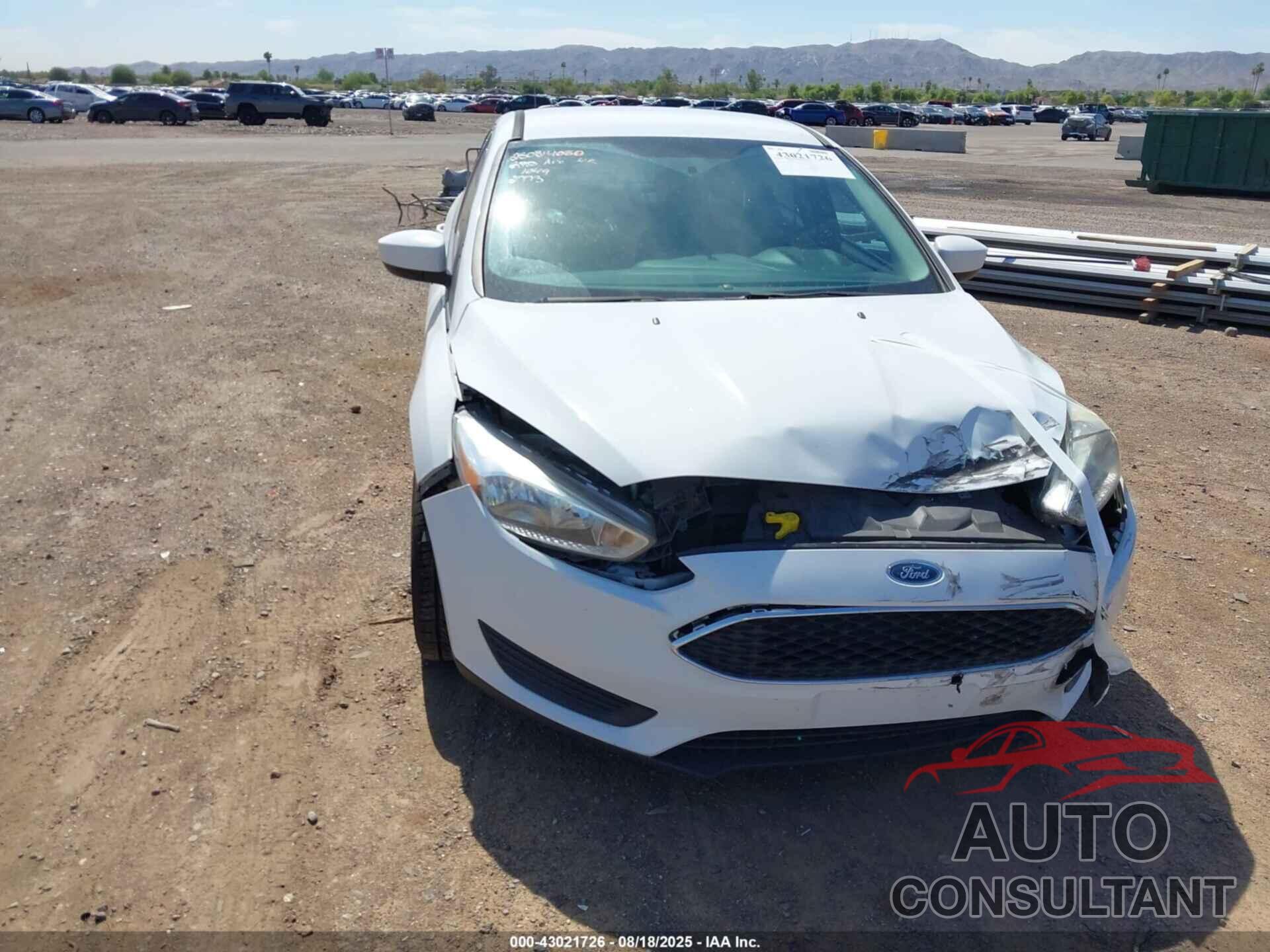 FORD FOCUS 2018 - 1FADP3F2XJL212773