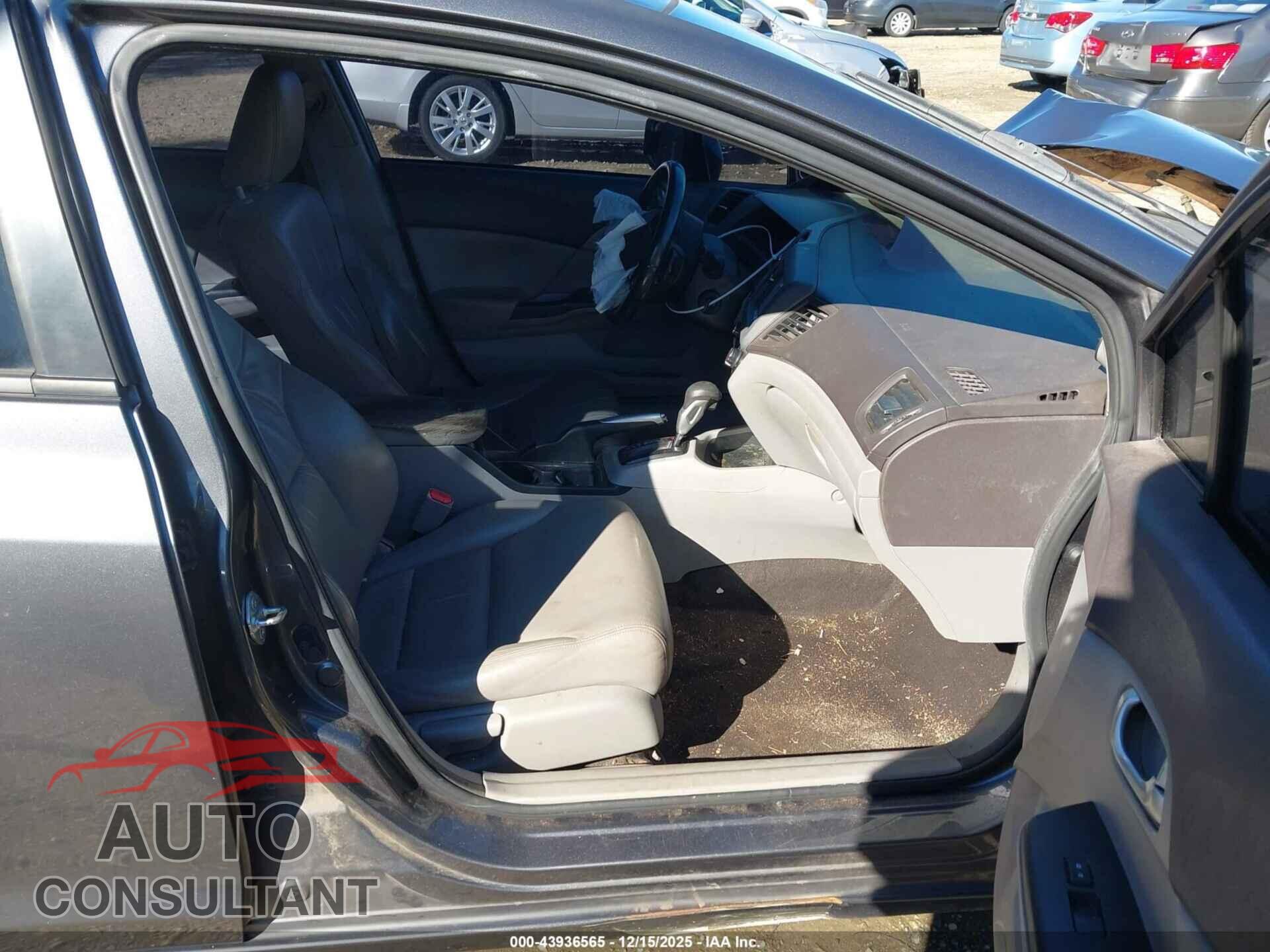 HONDA CIVIC 2012 - 19XFB2F91CE022428
