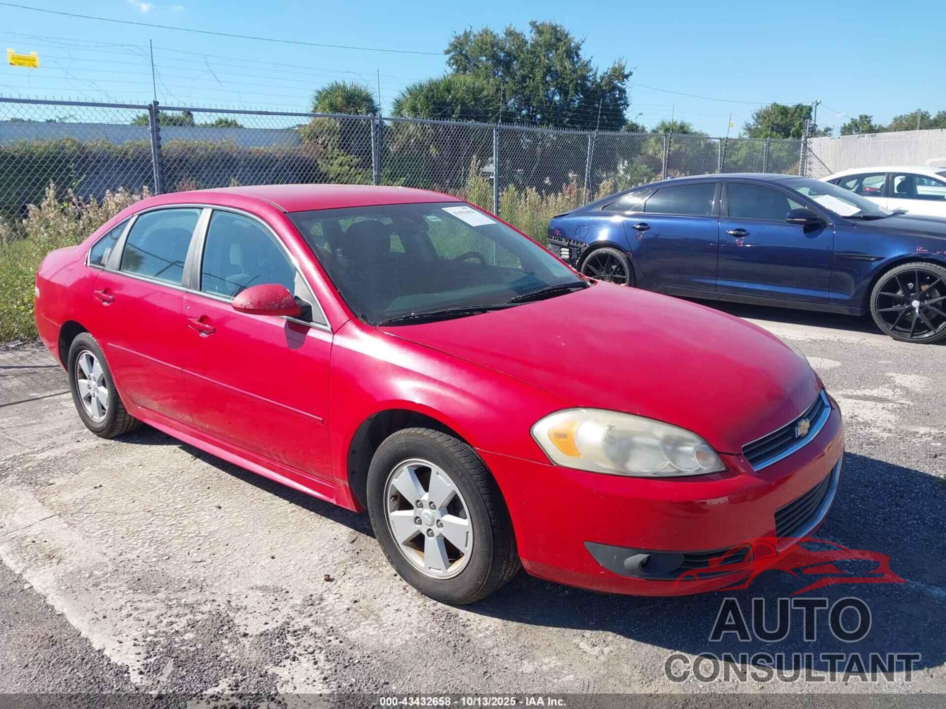 CHEVROLET IMPALA 2011 - 2G1WG5EK5B1167967
