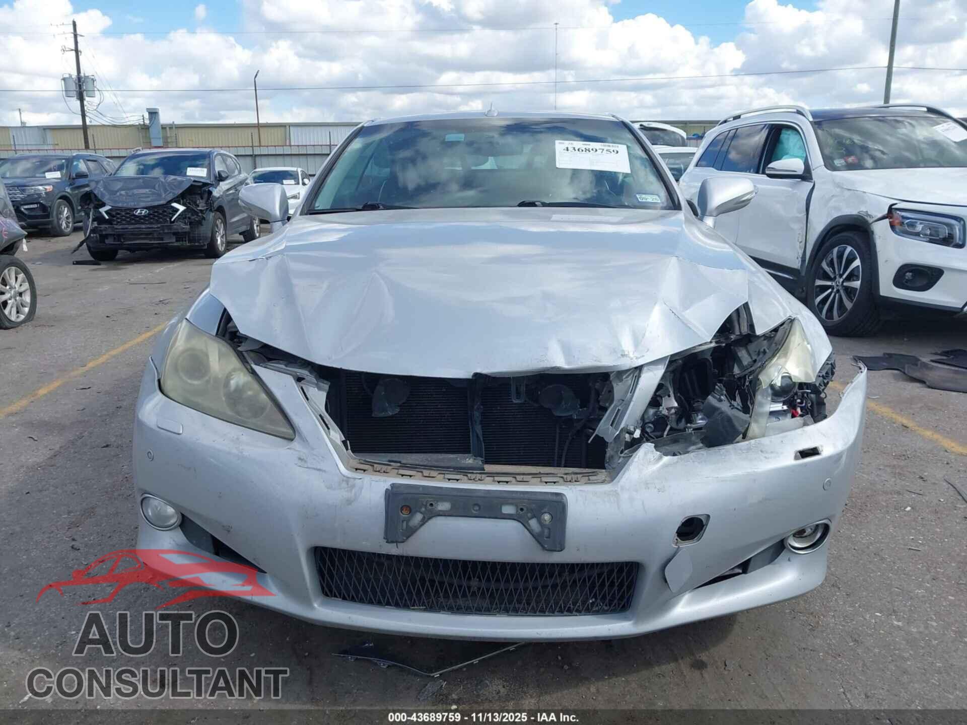 LEXUS IS 250C 2010 - JTHFF2C22A2507939