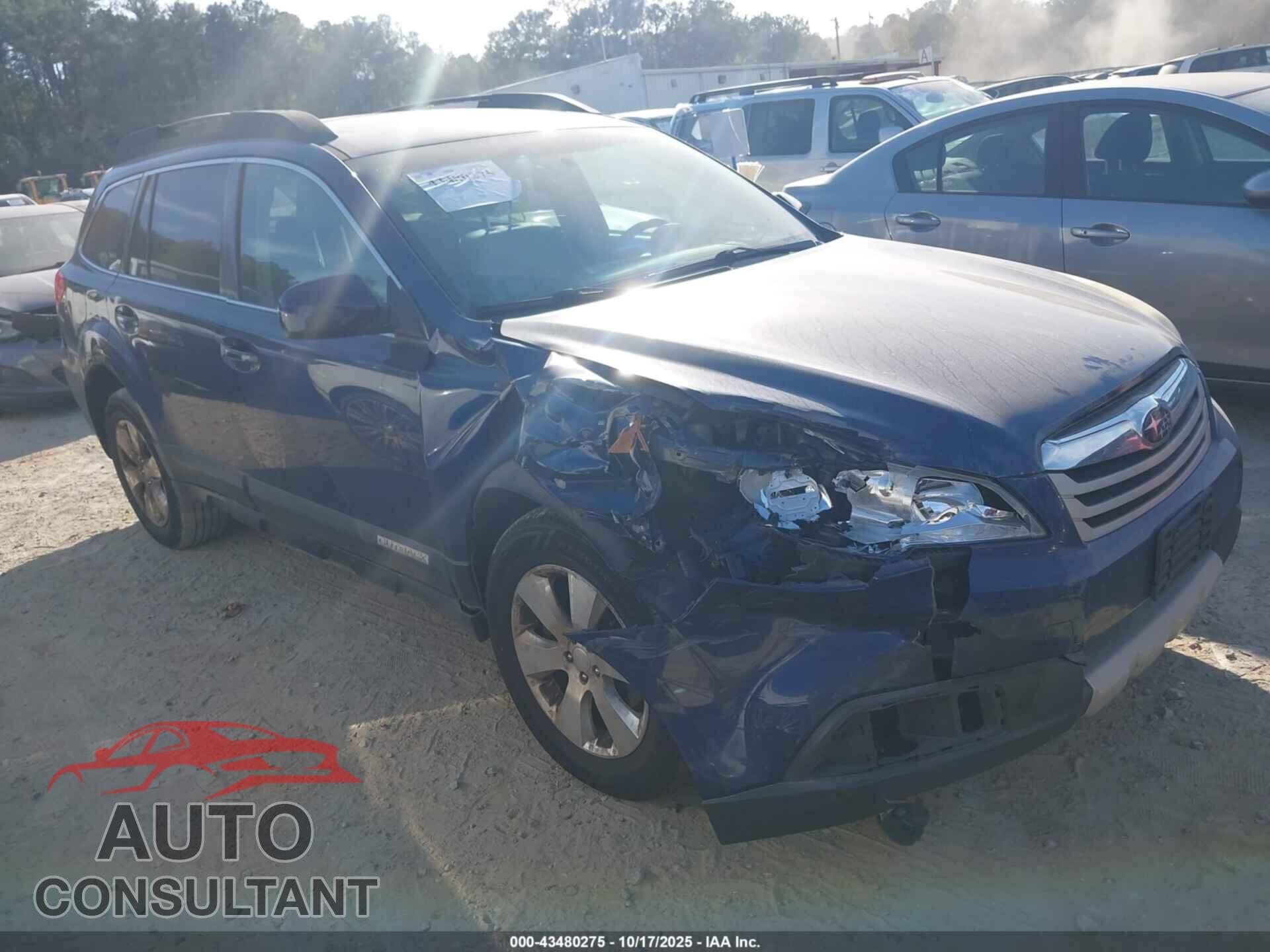 SUBARU OUTBACK 2011 - 4S4BRDKC6B2338583