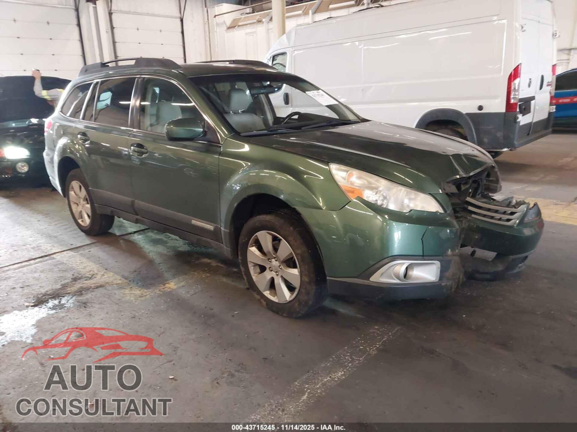 SUBARU OUTBACK 2012 - 4S4BRBCC1C3302993