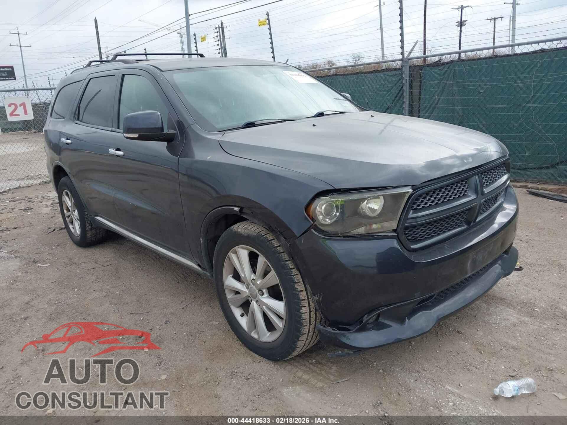 DODGE DURANGO 2013 - 1C4RDHDG0DC598063