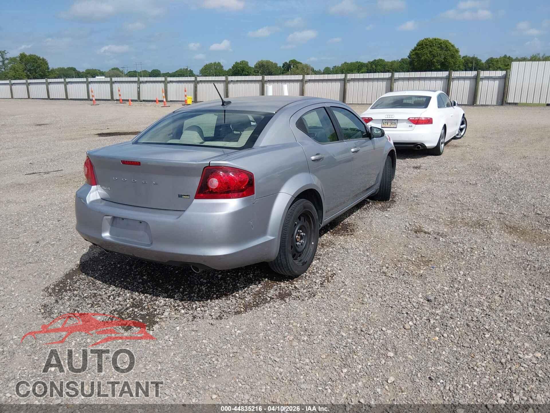 DODGE AVENGER 2013 - 1C3CDZAG5DN766708