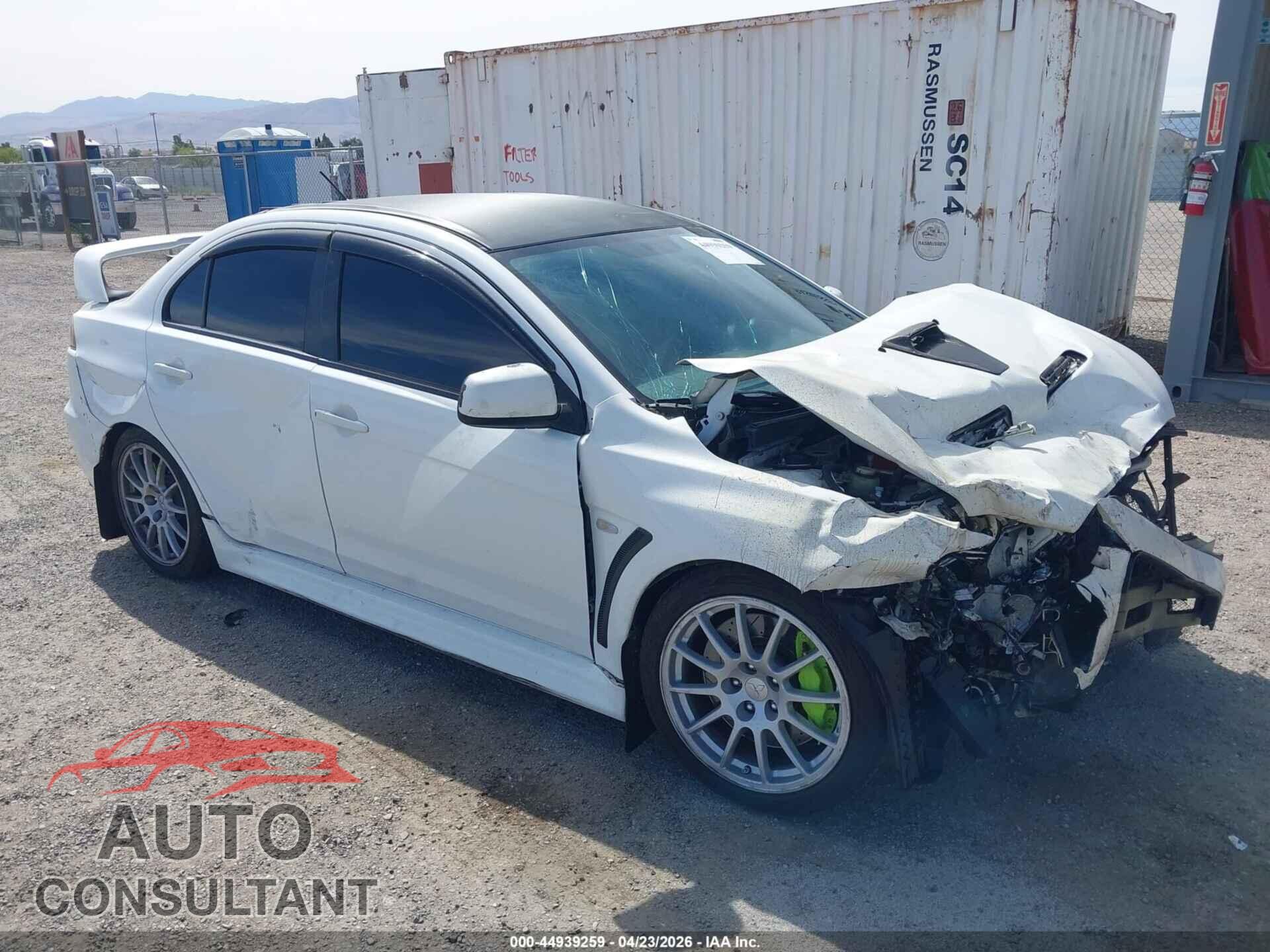 MITSUBISHI LANCER EVOLUTION 2011 - JA32W8FV8BU046887