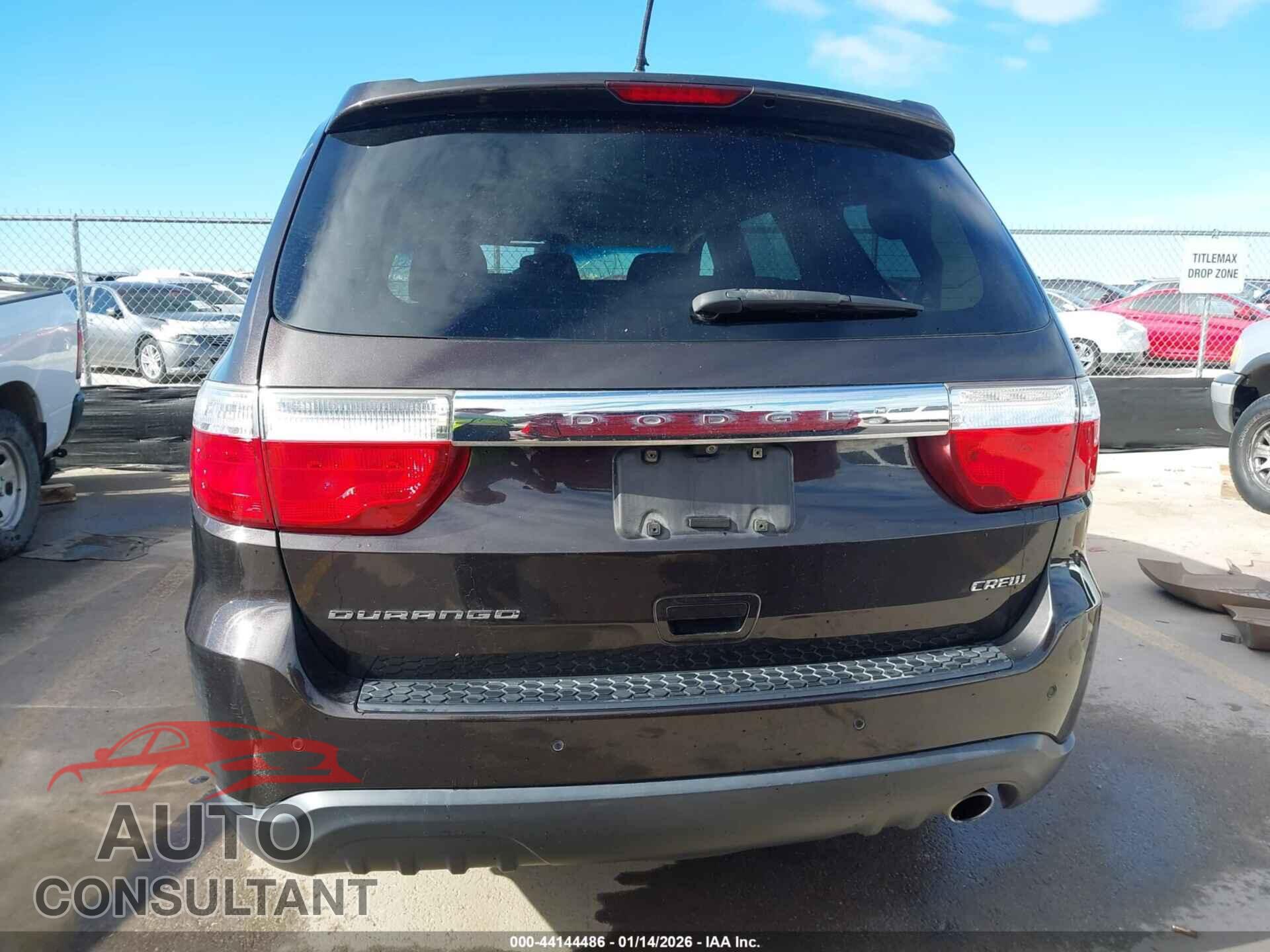 DODGE DURANGO 2012 - 1C4RDHDG3CC196889