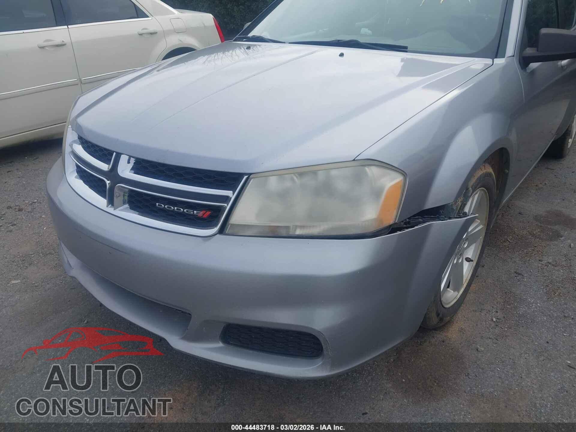 DODGE AVENGER 2013 - 1C3CDZAB5DN537983