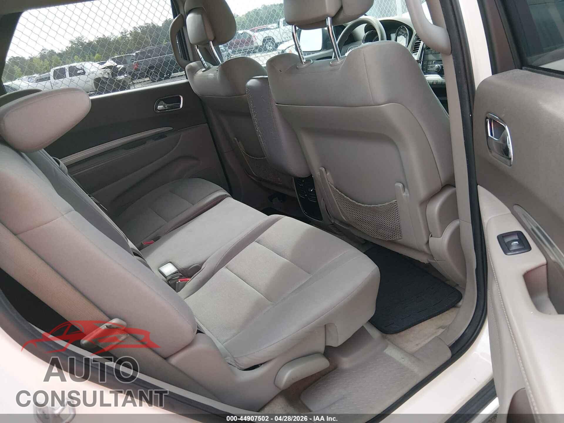 DODGE DURANGO 2012 - 1C4RDHAGXCC247518