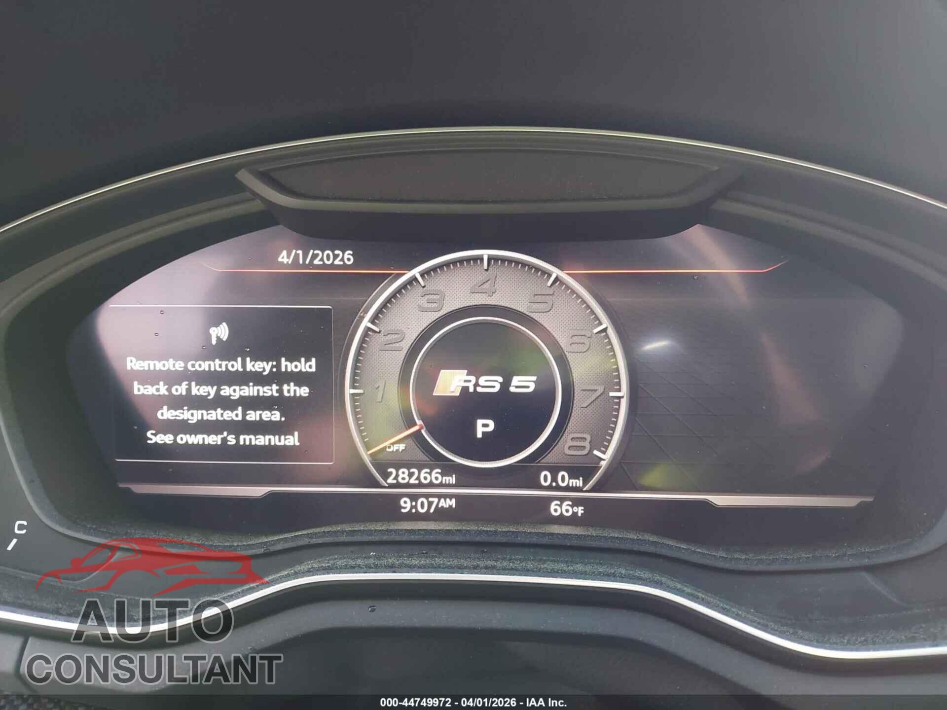 AUDI RS 5 2019 - WUABWCF56KA901921