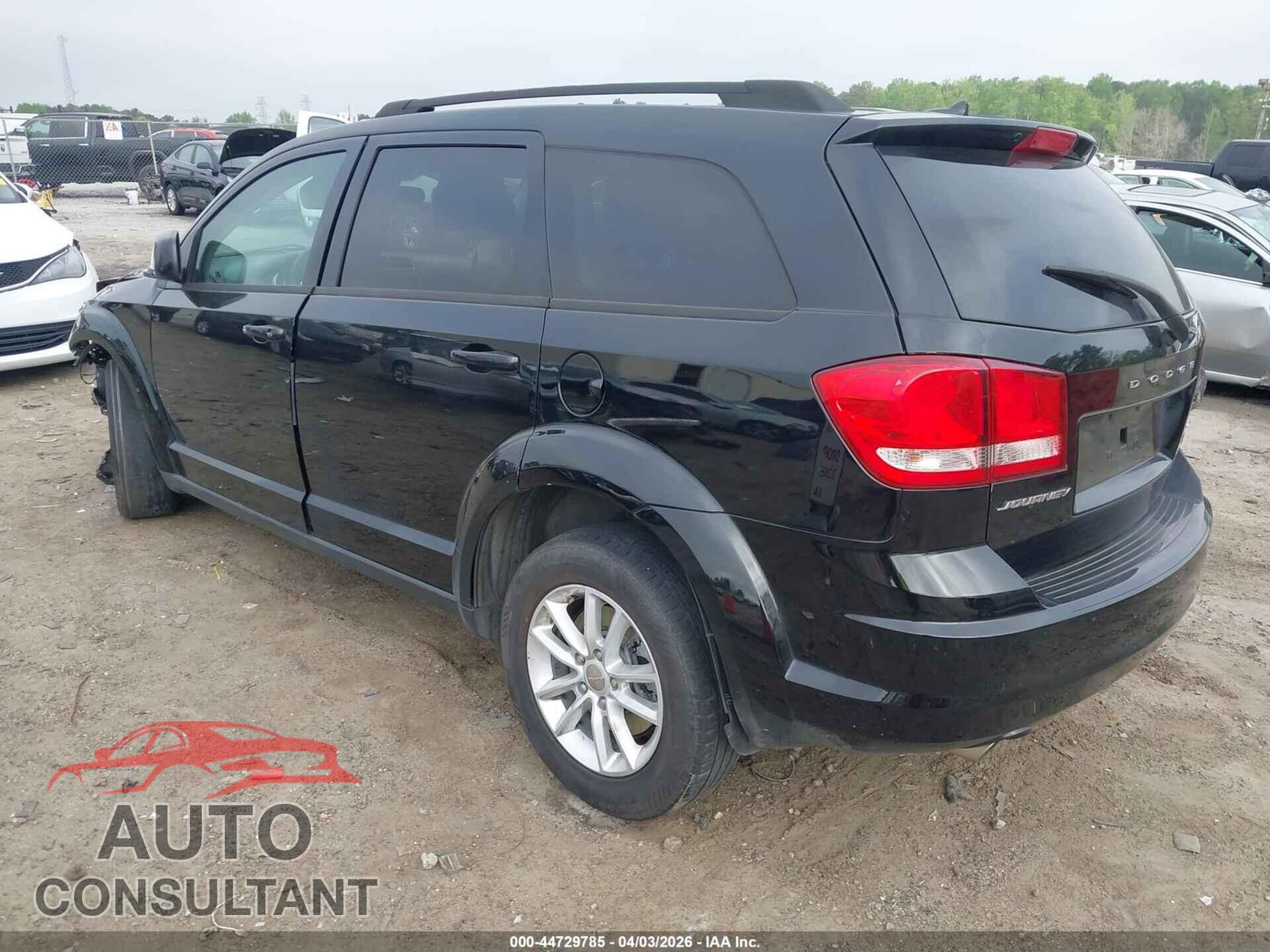 DODGE JOURNEY 2017 - 3C4PDCBG4HT537032