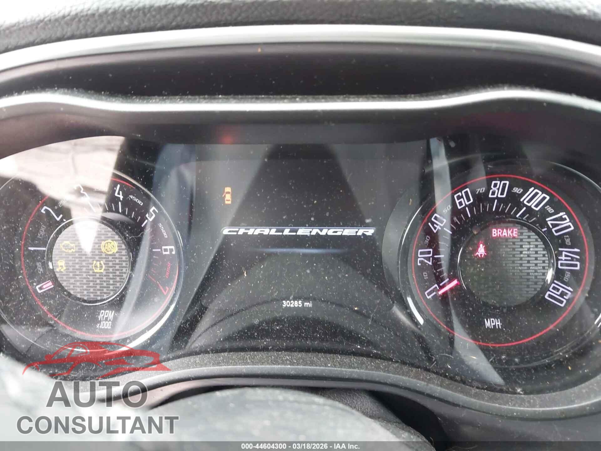DODGE CHALLENGER 2018 - 2C3CDZAG4JH309960