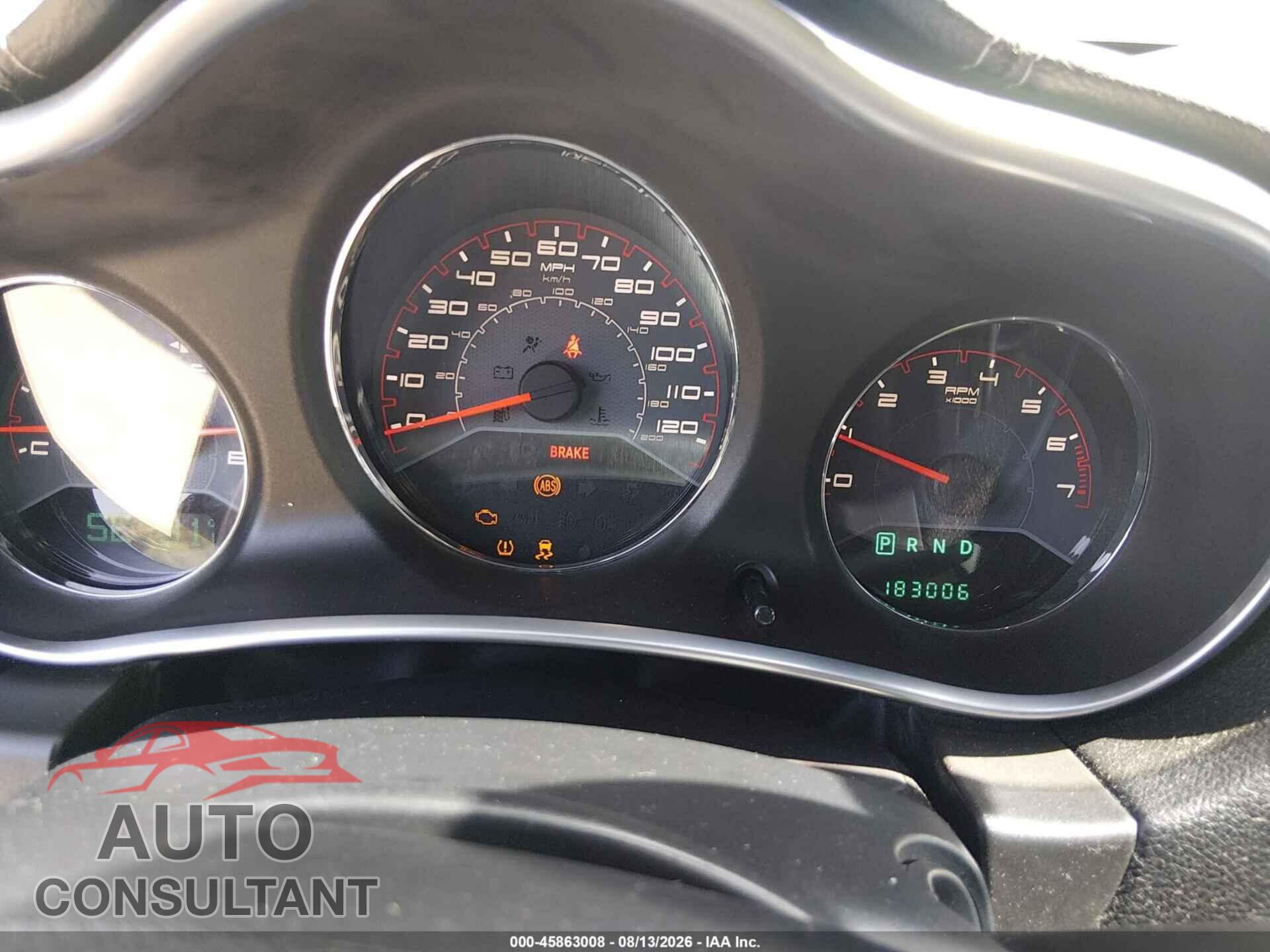 DODGE AVENGER 2013 - 1C3CDZCB2DN510723
