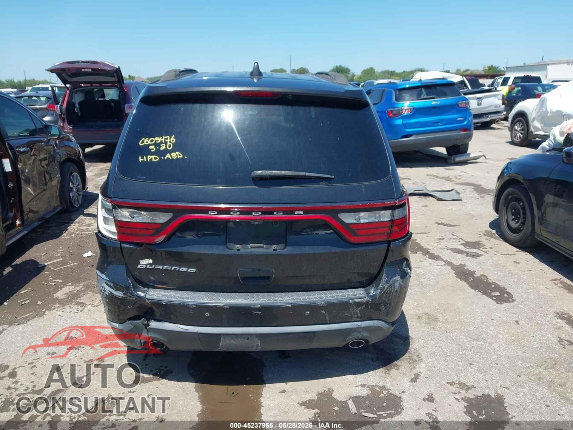 DODGE DURANGO 2016 - 1C4RDHAG7GC315215