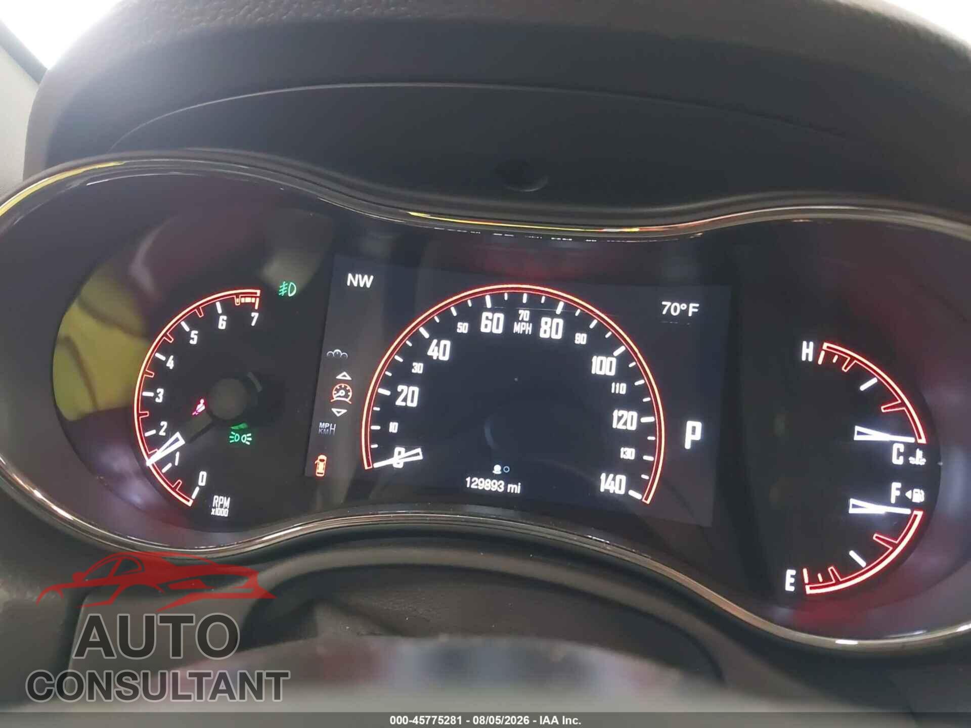 DODGE DURANGO 2015 - 1C4RDJEG5FC688561