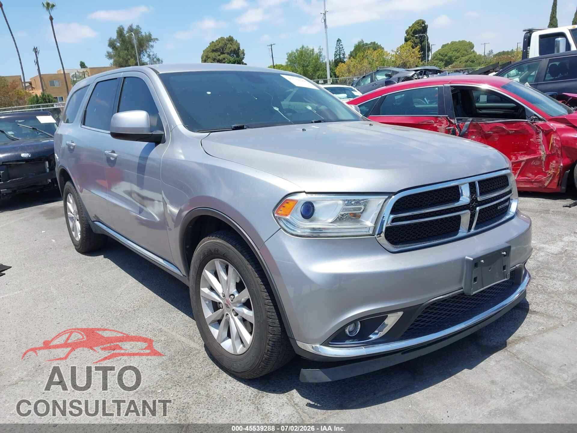 DODGE DURANGO 2019 - 1C4RDJAG1KC560611