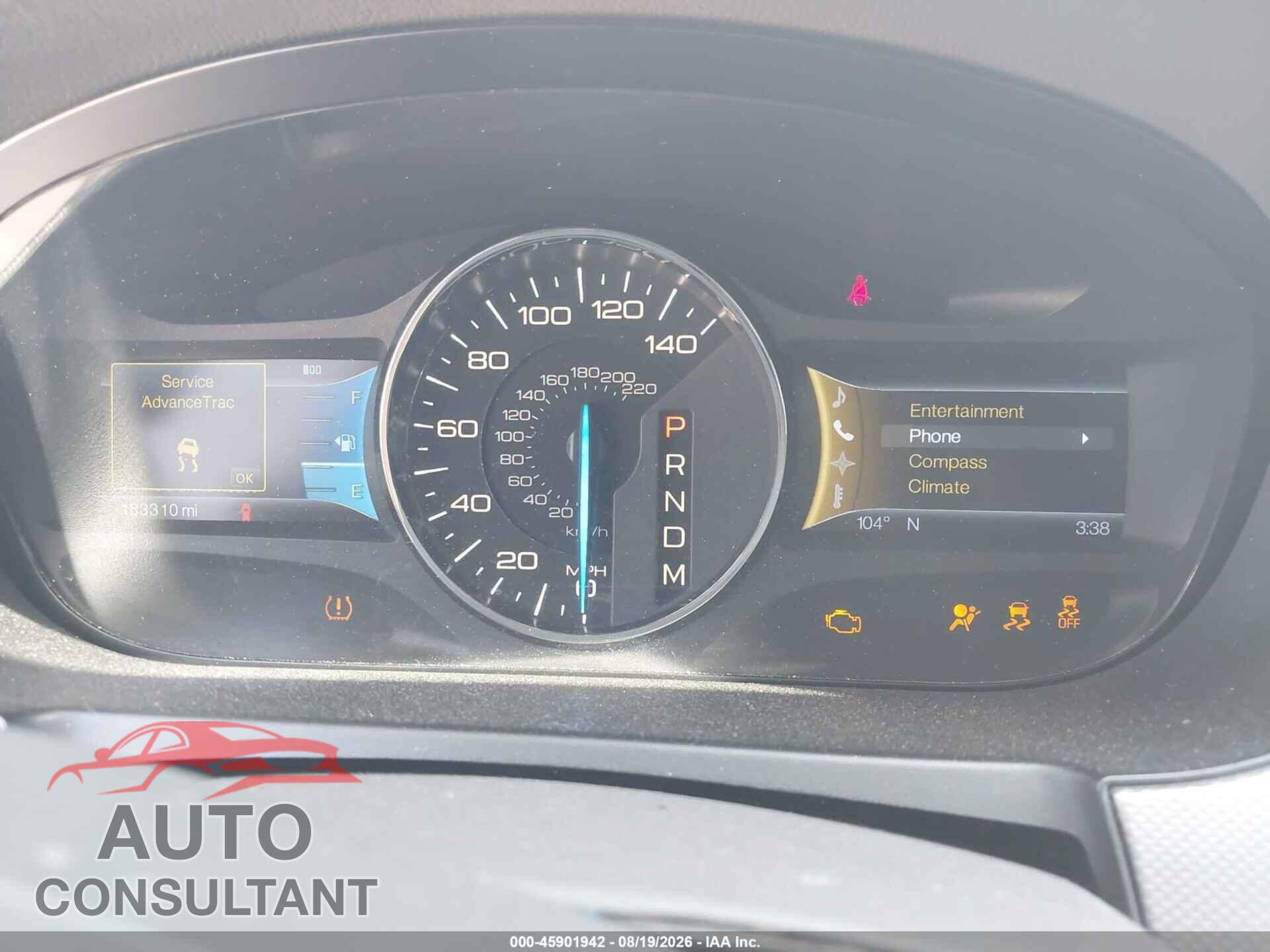 FORD EDGE 2011 - 2FMDK3JC1BBA64311