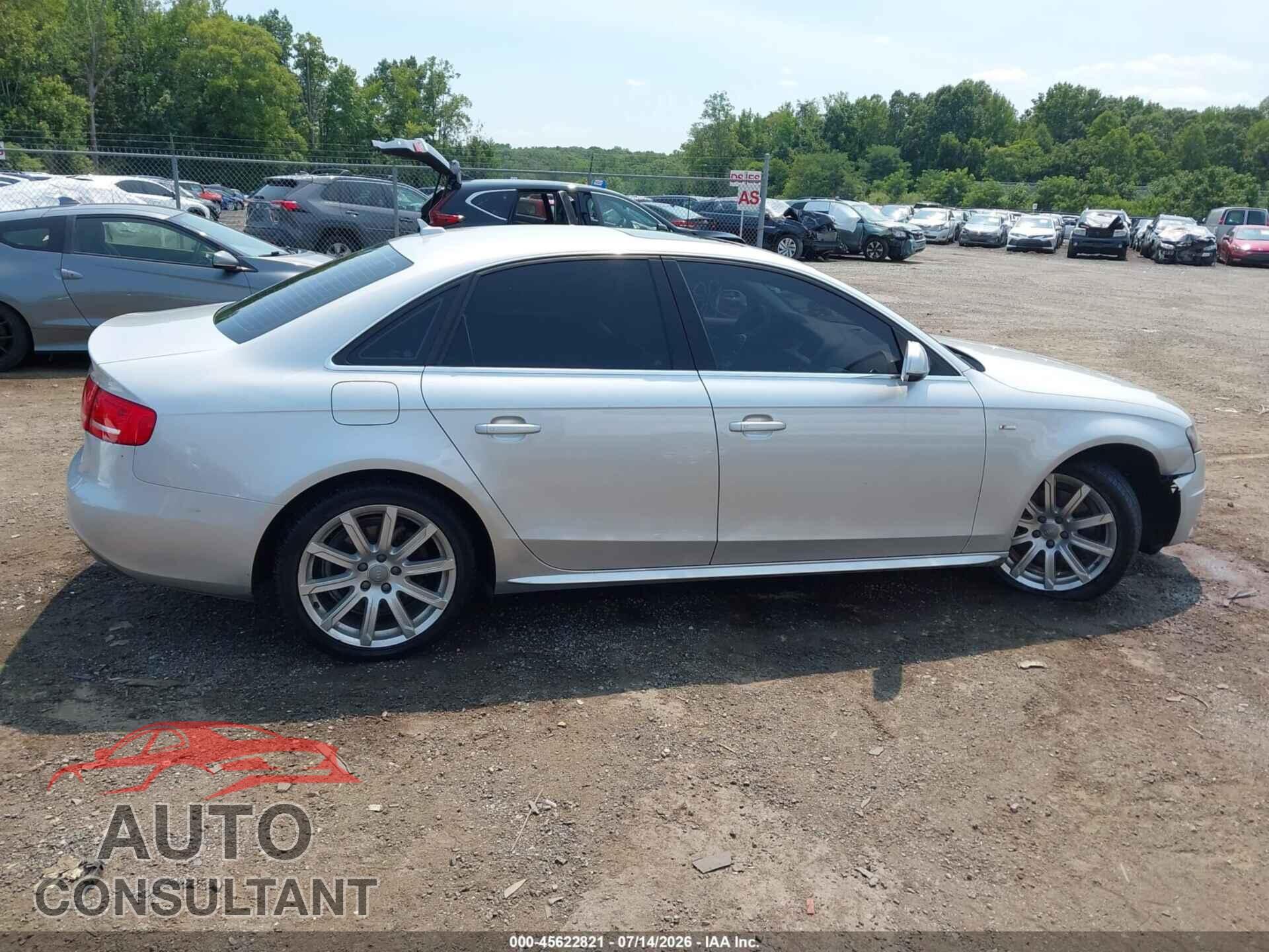 AUDI A4 2012 - WAUFFAFL6CA090783