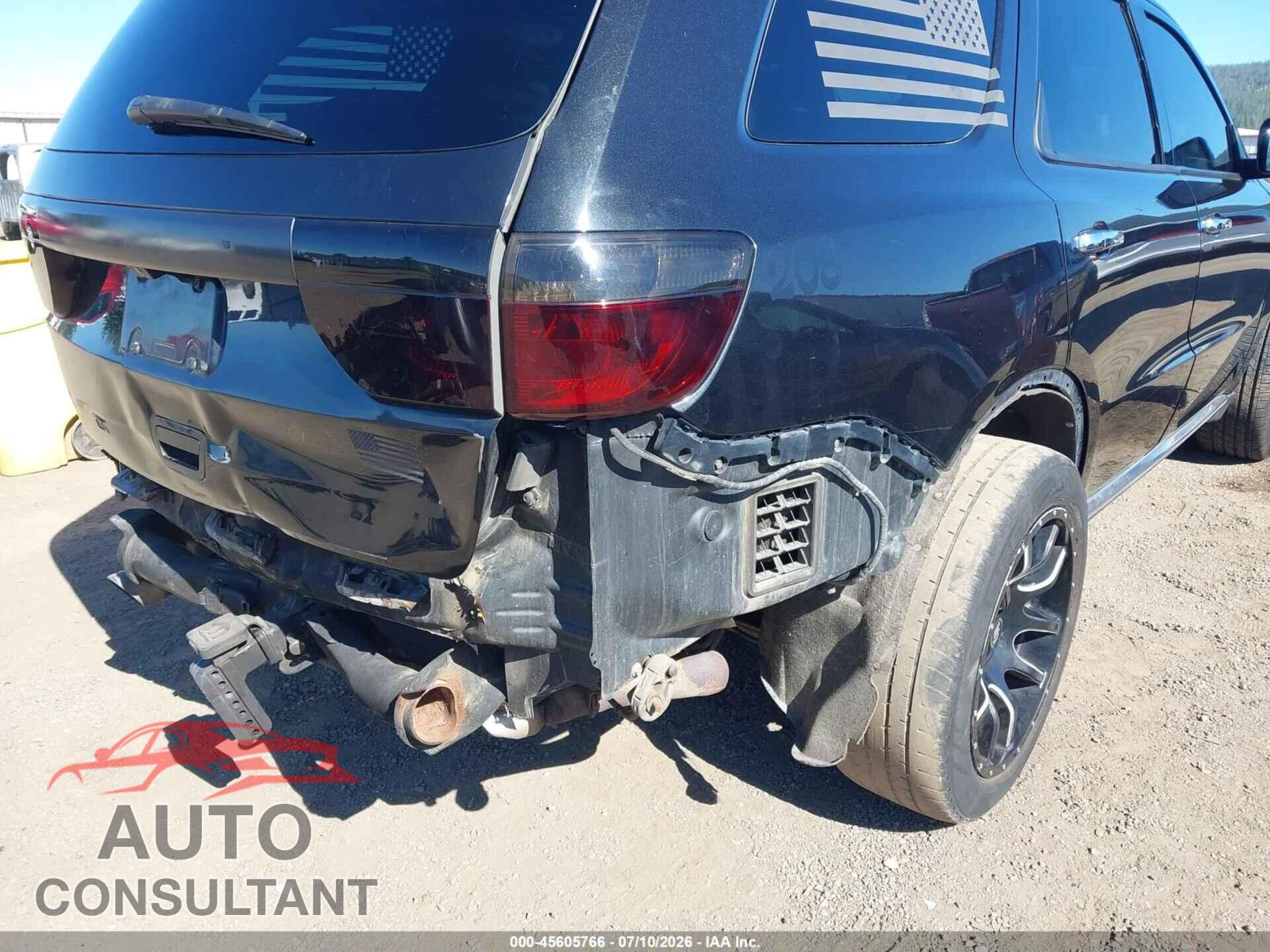 DODGE DURANGO 2011 - 1D4SE5GT9BC628103