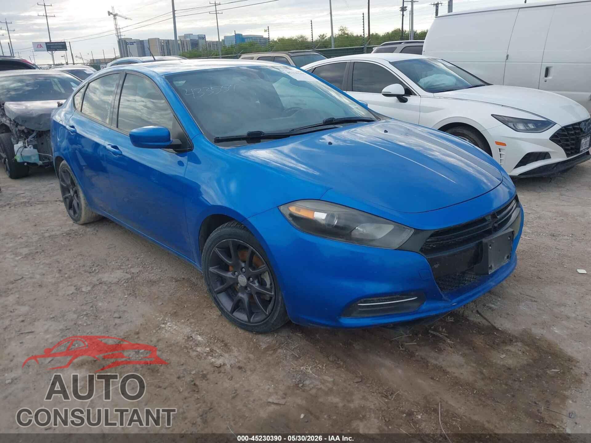 DODGE DART 2015 - 1C3CDFAA1FD433554