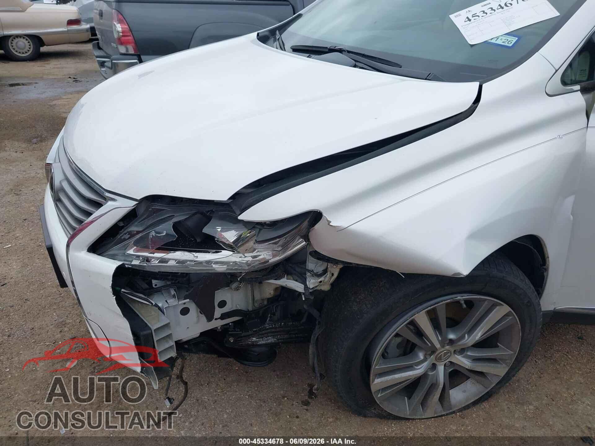 LEXUS RX 350 2015 - 2T2ZK1BA9FC205372