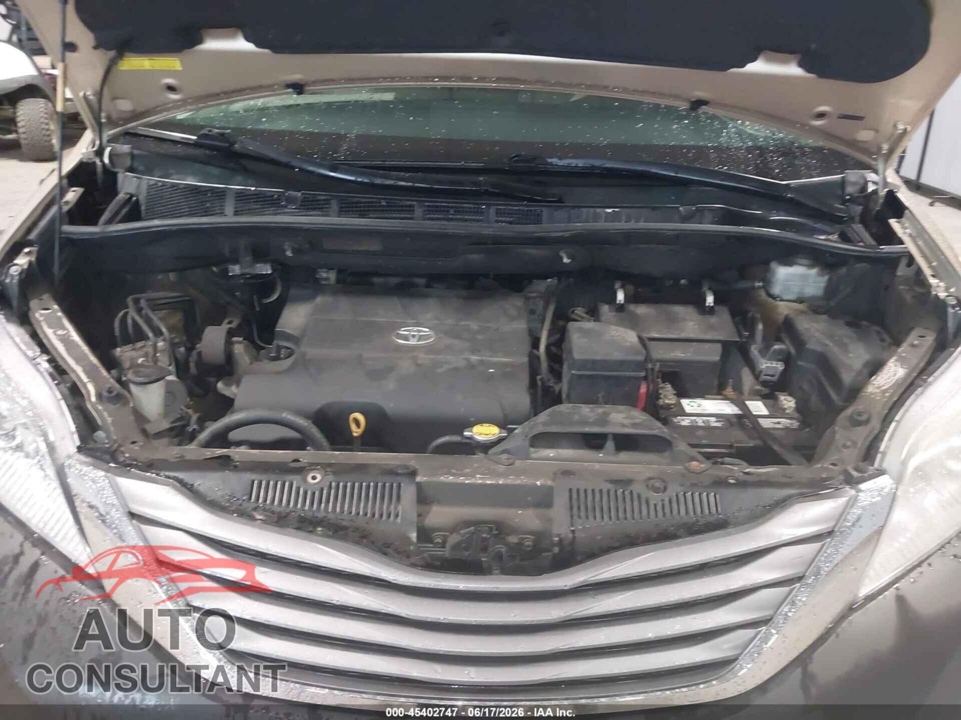TOYOTA SIENNA 2012 - 5TDYK3DC2CS245385