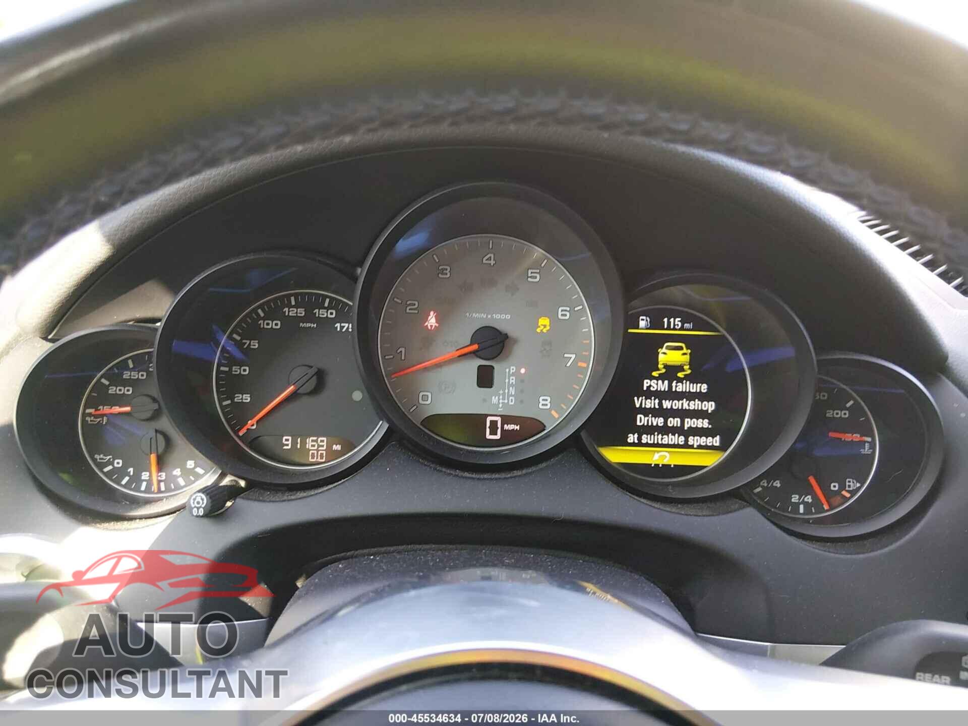 PORSCHE CAYENNE 2016 - WP1AB2A29GLA92131