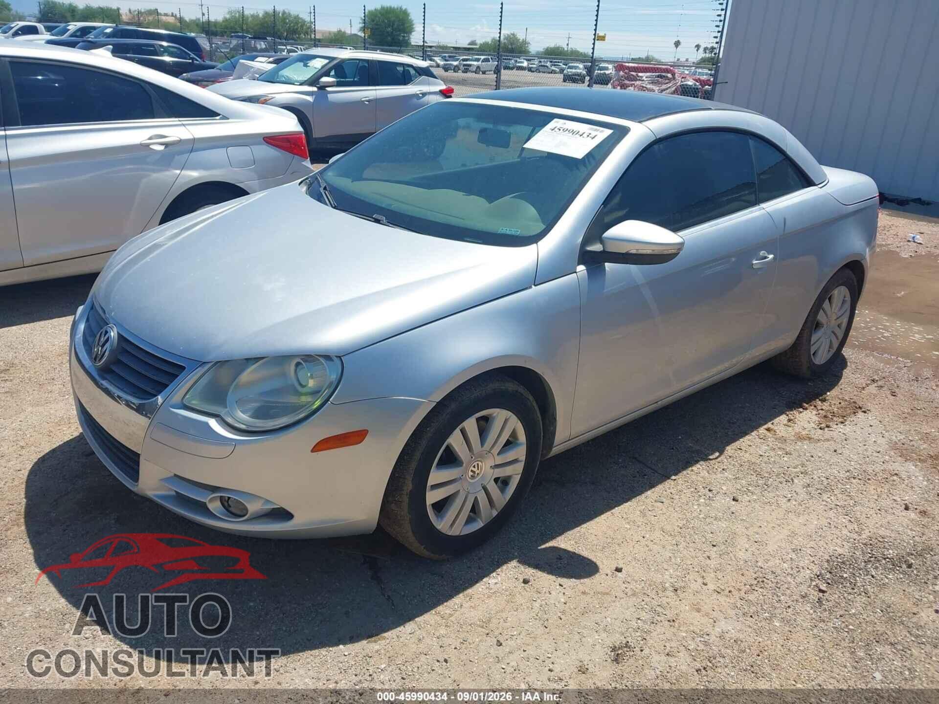 VOLKSWAGEN EOS 2009 - WVWAA71F29V018805