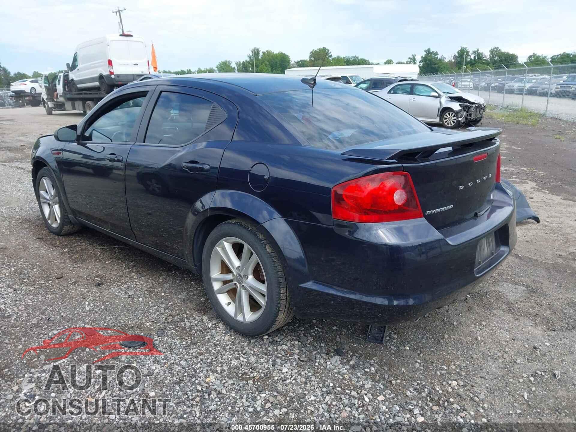 DODGE AVENGER 2012 - 1C3CDZAG6CN281041