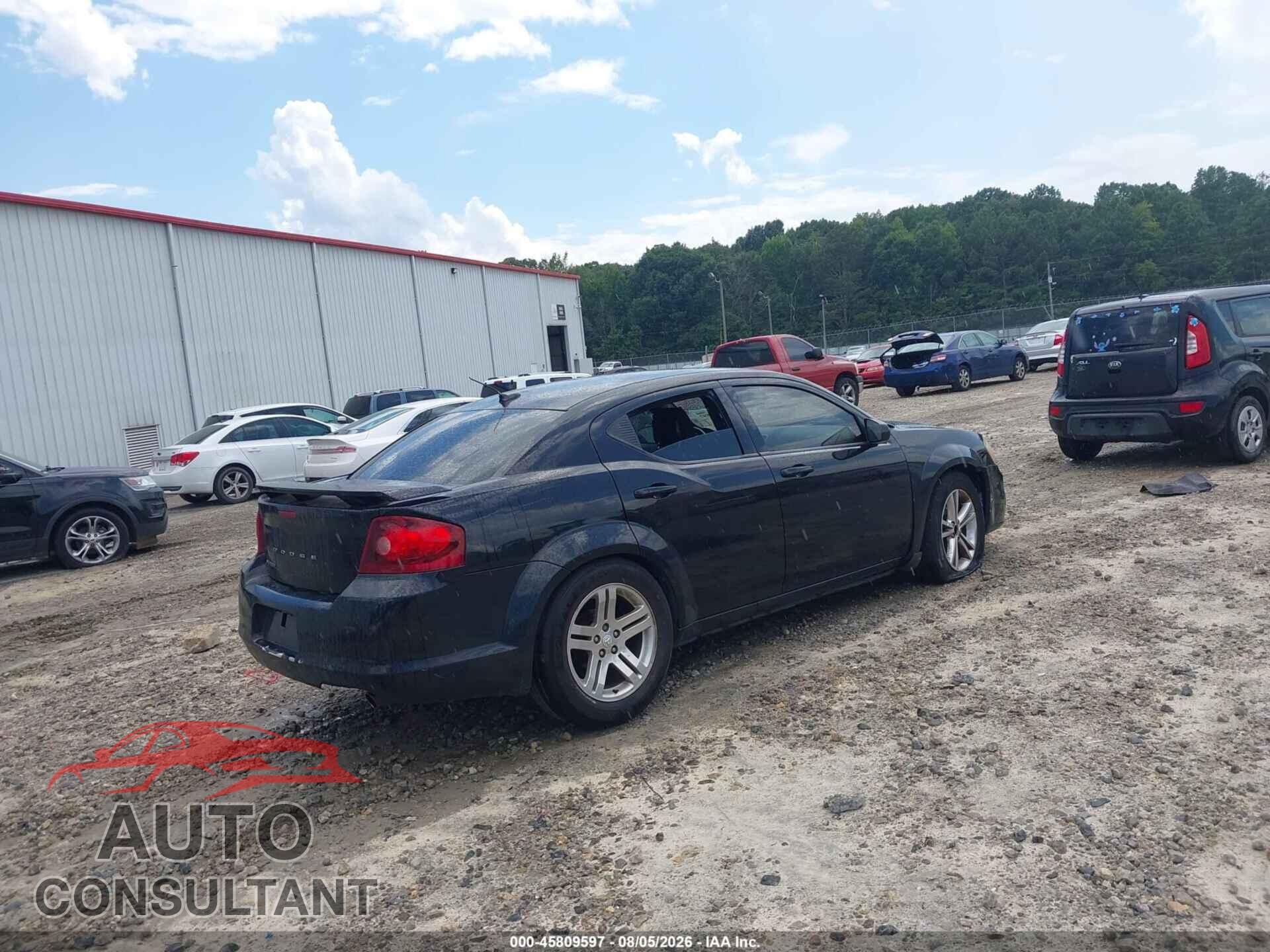 DODGE AVENGER 2013 - 1C3CDZAG1DN572354